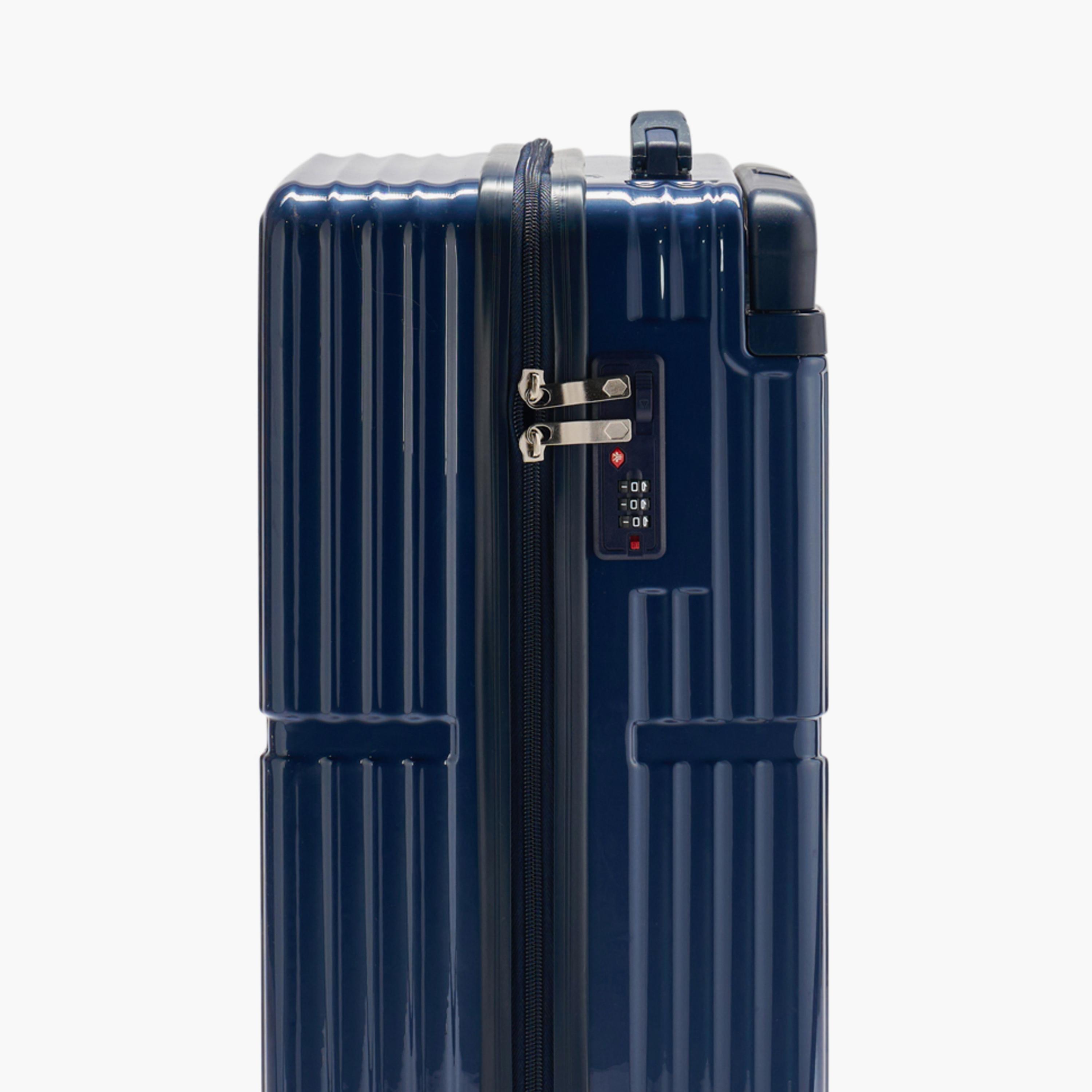 LIMRA Set of 2 Polycarbonate with Combination Lock ABS Hard Sided 4-Wheeler Spinner Luggage with Combination Lock-travel-luggagesandbags-luggage-image-8