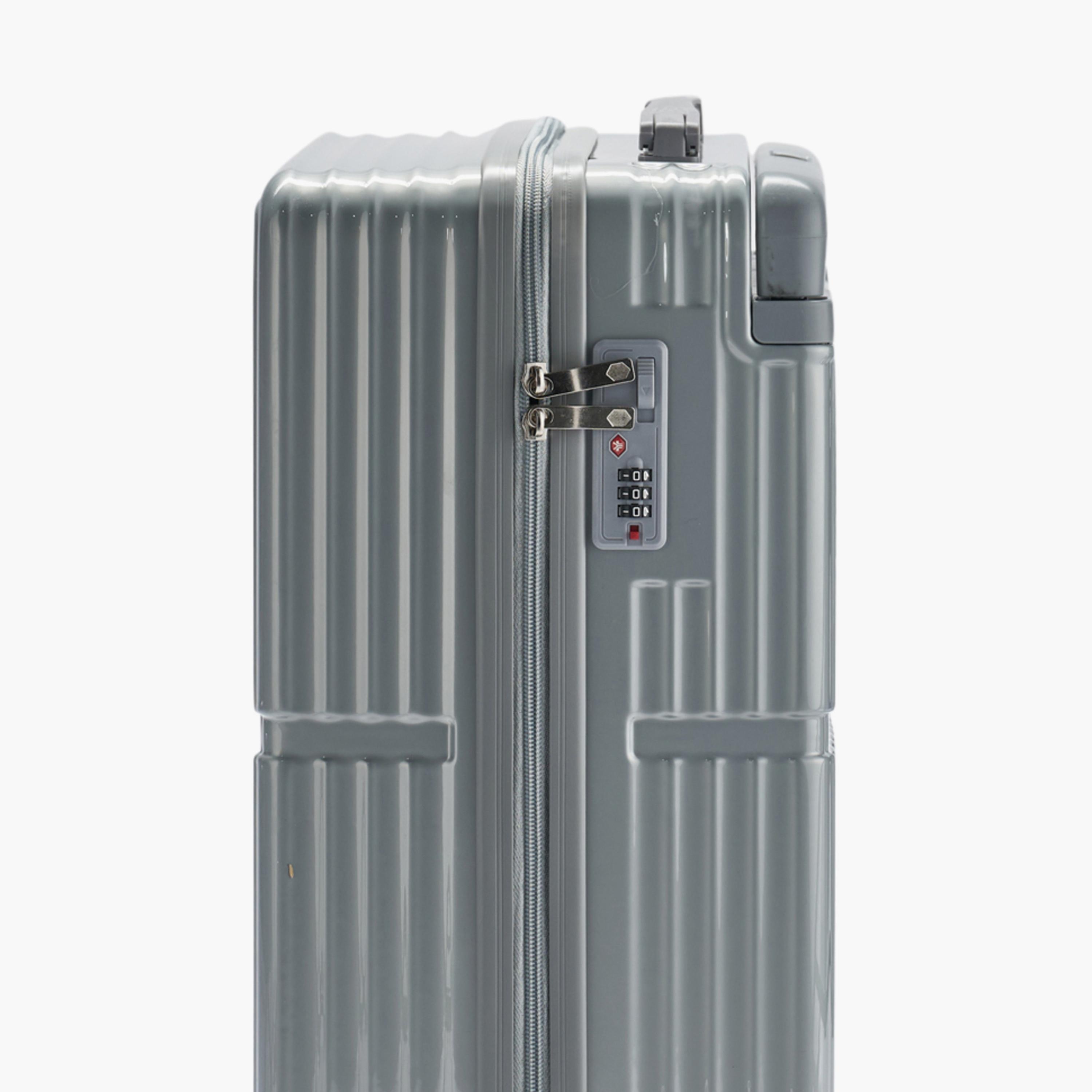 LIMRA Set of 2 Polycarbonate with Combination Lock ABS Hard Sided 4-Wheeler Spinner Luggage with Combination Lock-travel-luggagesandbags-luggage-image-8