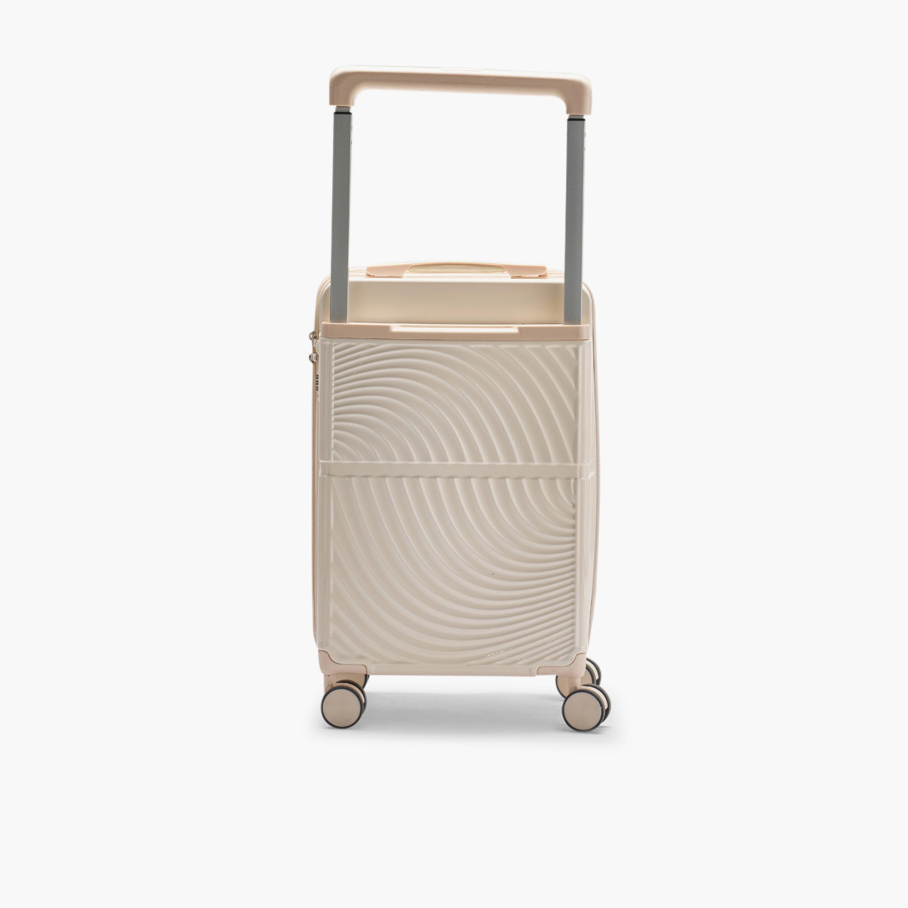 LIMRA Set of 2 Polycarbonate with Combination Lock ABS Hard Sided 4-Wheeler Spinner Luggage with Combination Lock-travel-luggagesandbags-luggage-image-7