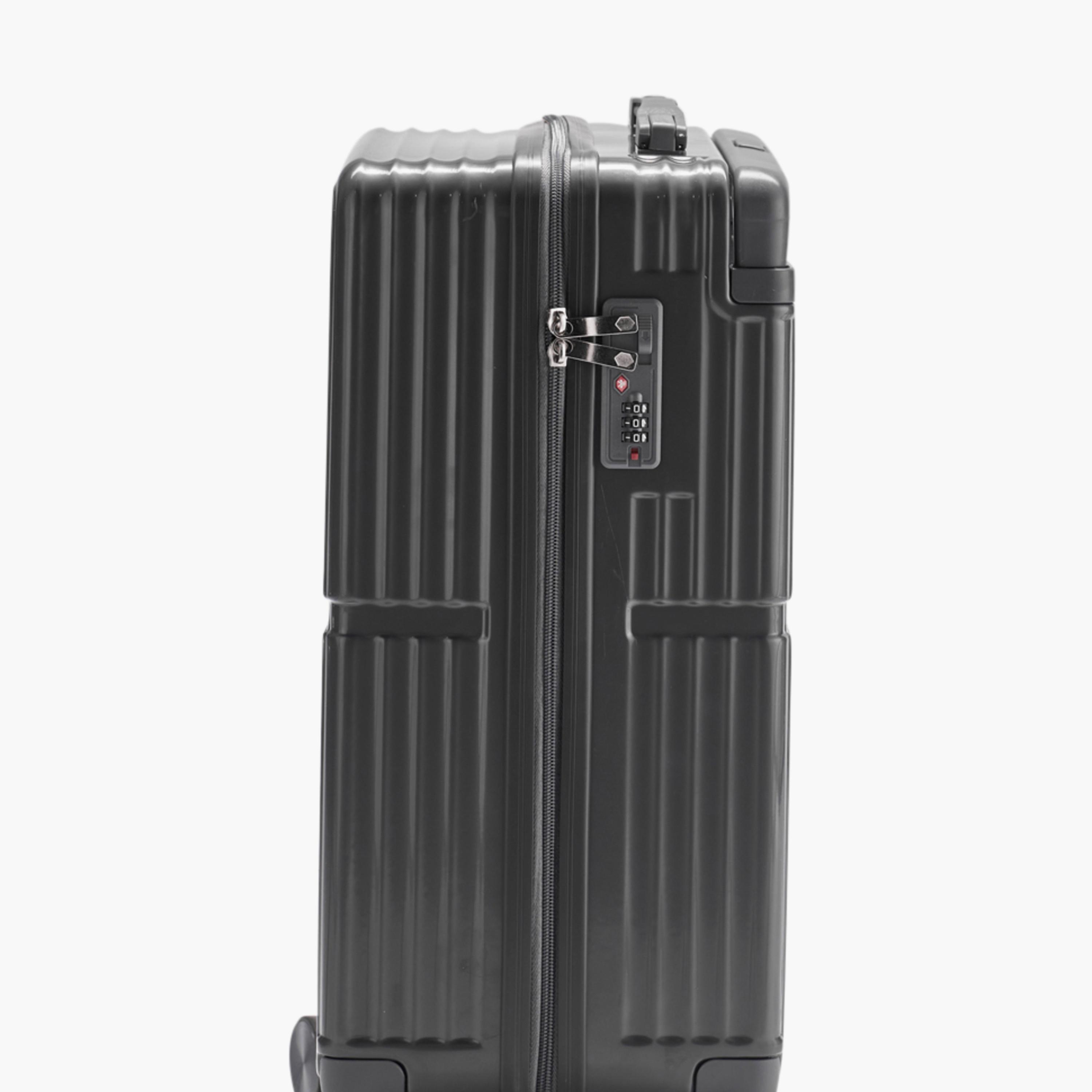 LIMRA Set of 2 Polycarbonate with Combination Lock ABS Hard Sided 4-Wheeler Spinner Luggage with Combination Lock-travel-luggagesandbags-luggage-image-8