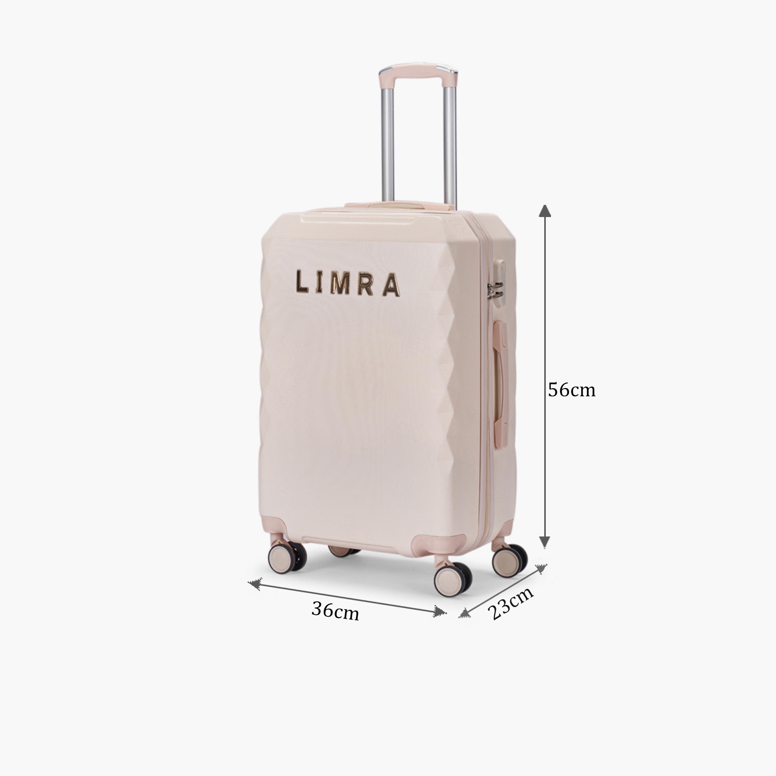 LIMRA 56 CM Small Cabin ABS Hard Sided 4-Wheeler Spinner Luggage with Combination Lock-travel-luggagesandbags-luggage-image-2