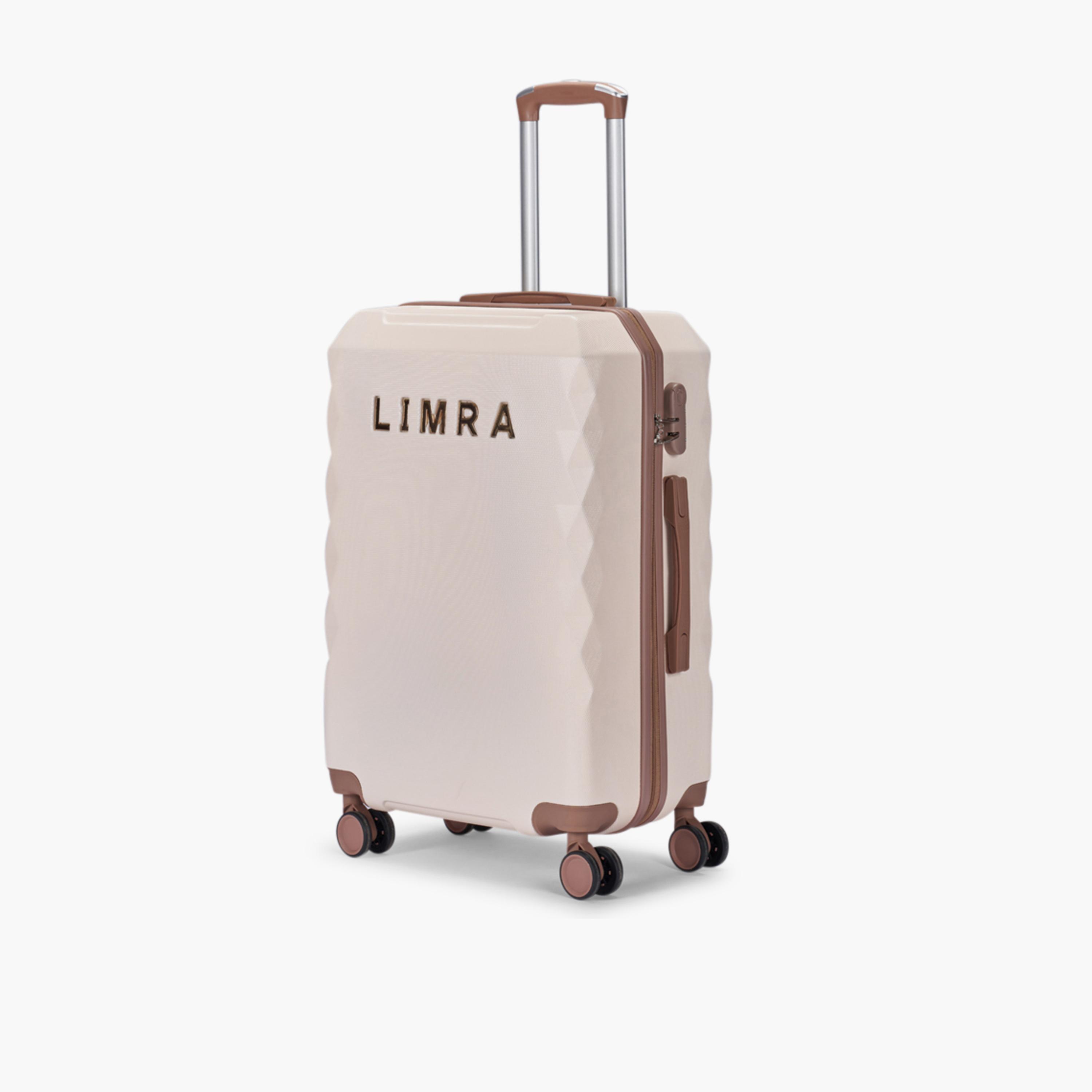 LIMRA 56 CM Small Cabin ABS Hard Sided 4-Wheeler Spinner Luggage with Combination Lock-travel-luggagesandbags-luggage-image-1