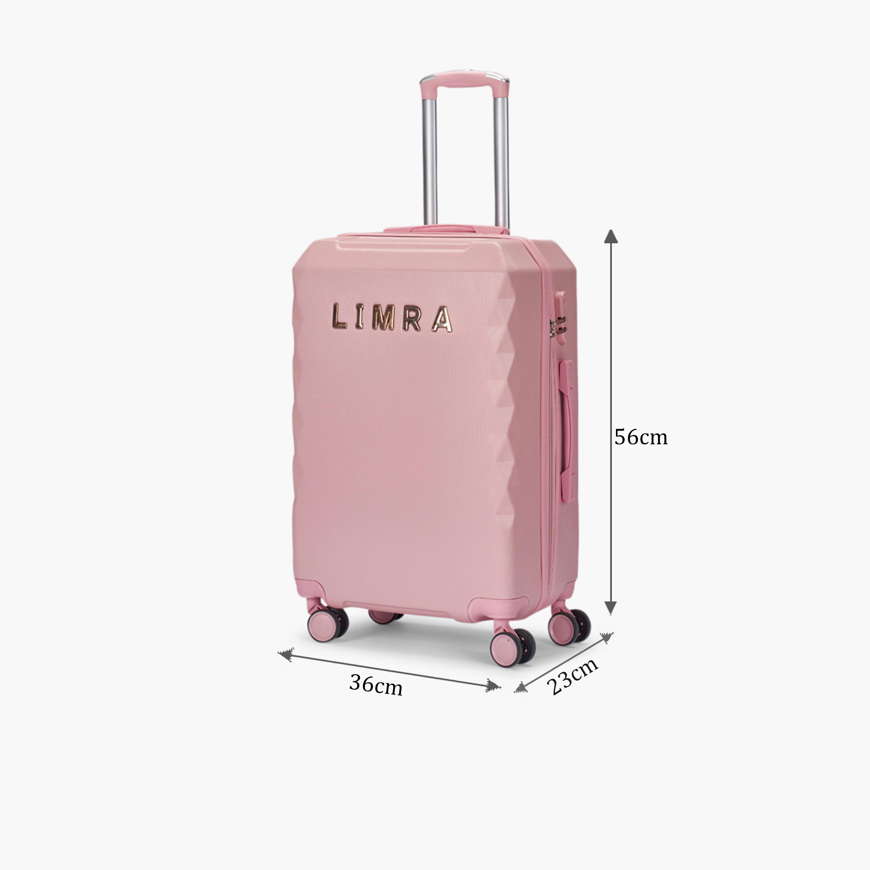 LIMRA 56 CM Small Cabin ABS Hard Sided 4-Wheeler Spinner Luggage with Combination Lock-travel-luggagesandbags-luggage-image-2