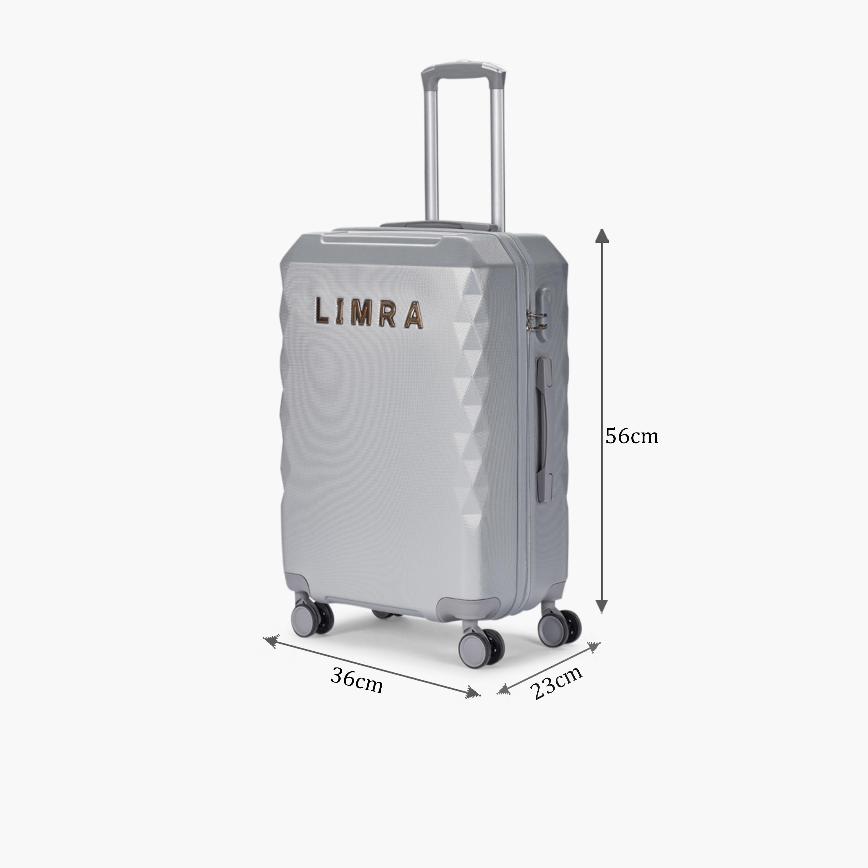 LIMRA 56 CM Small Cabin ABS Hard Sided 4-Wheeler Spinner Luggage with Combination Lock-travel-luggagesandbags-luggage-image-2