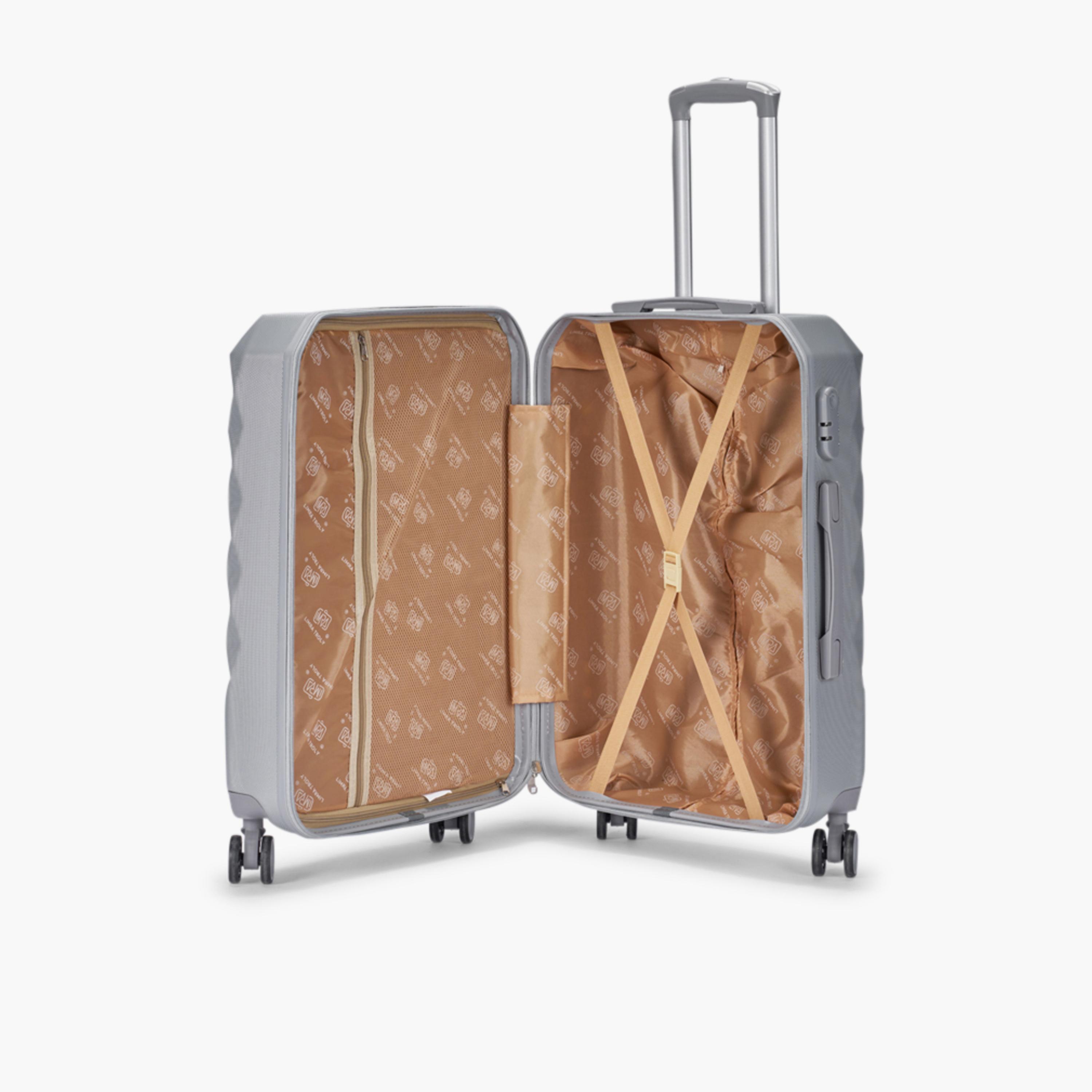 LIMRA 56 CM Small Cabin ABS Hard Sided 4-Wheeler Spinner Luggage with Combination Lock-travel-luggagesandbags-luggage-image-6