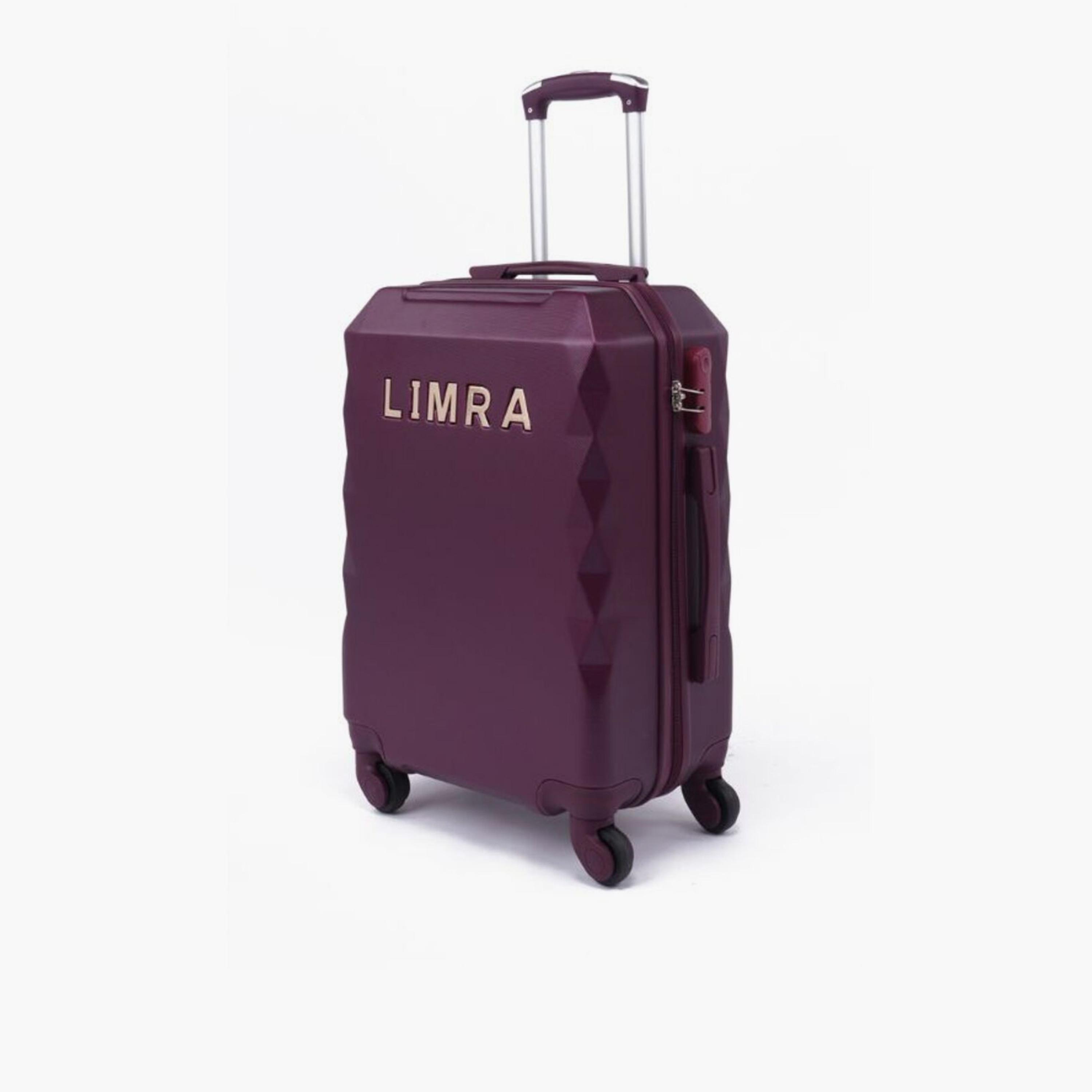 LIMRA 56 CM Small Cabin ABS Hard Sided 4-Wheeler Spinner Luggage with Combination Lock-travel-luggagesandbags-luggage-image-1