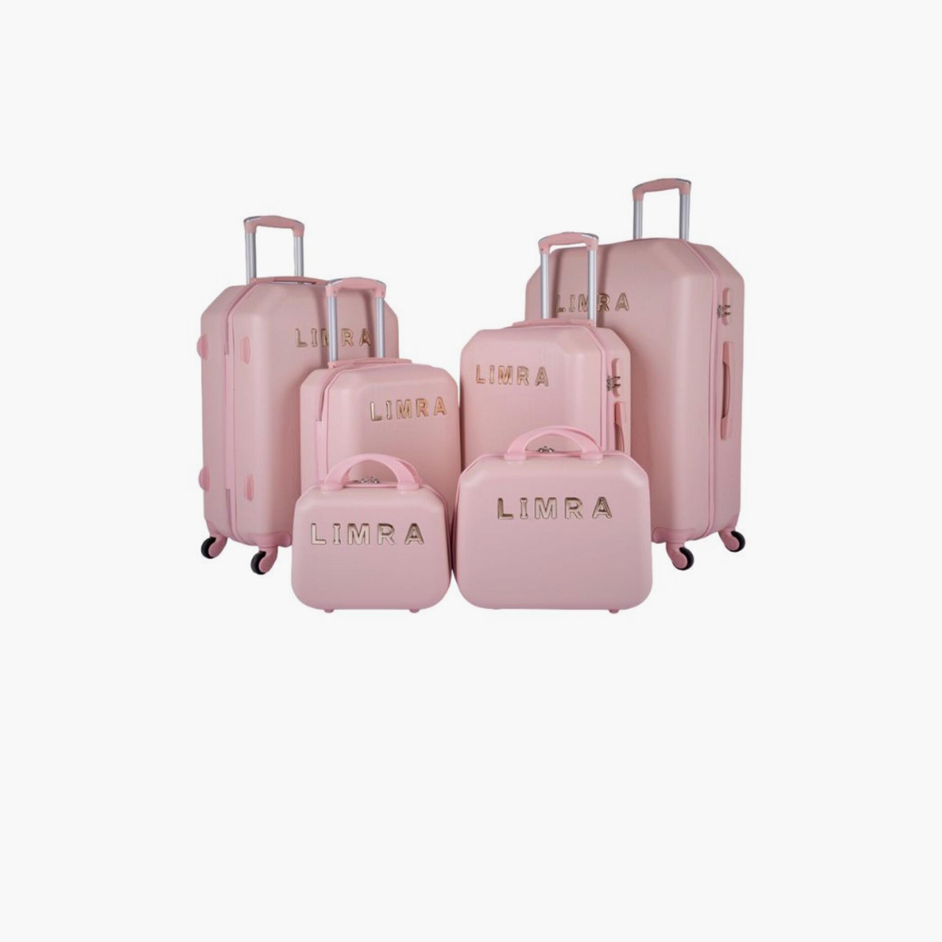 LIMRA Set of 6 ABS Hard Sided 4-Wheeler Spinner Luggage with Combination Lock-travel-luggagesandbags-luggage-image-1