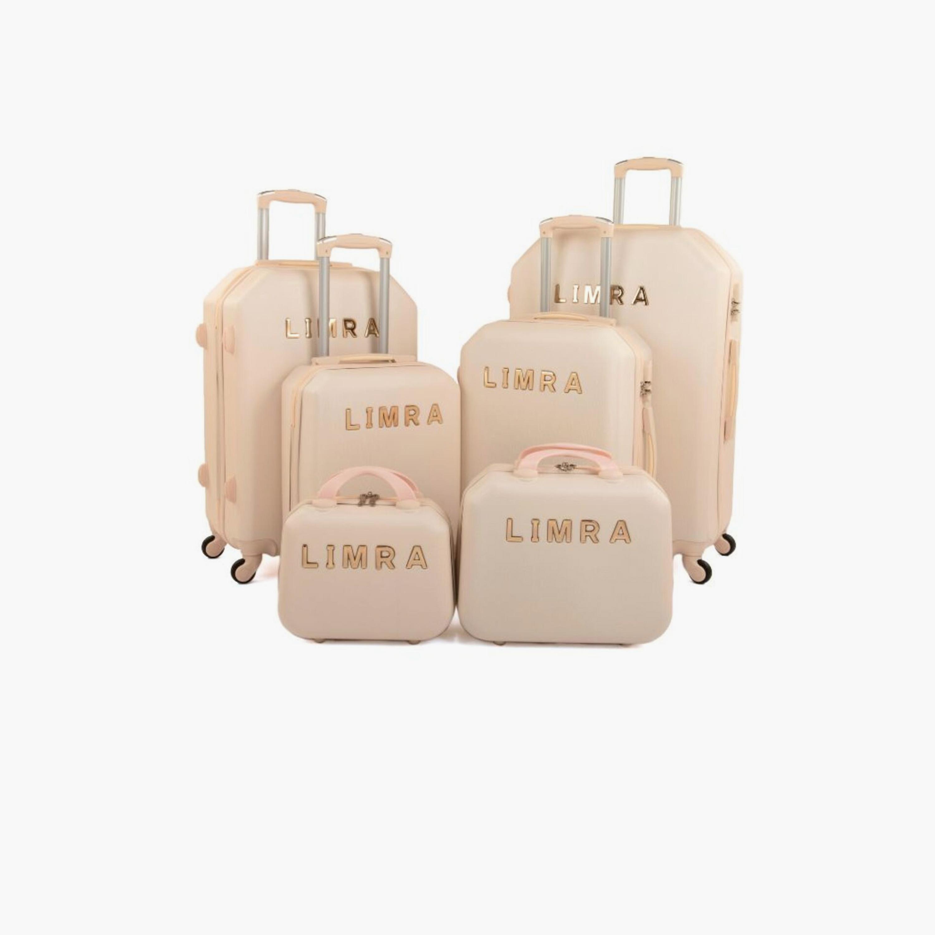 LIMRA Set of 6 ABS Hard Sided 4-Wheeler Spinner Luggage with Combination Lock-travel-luggagesandbags-luggage-image-1