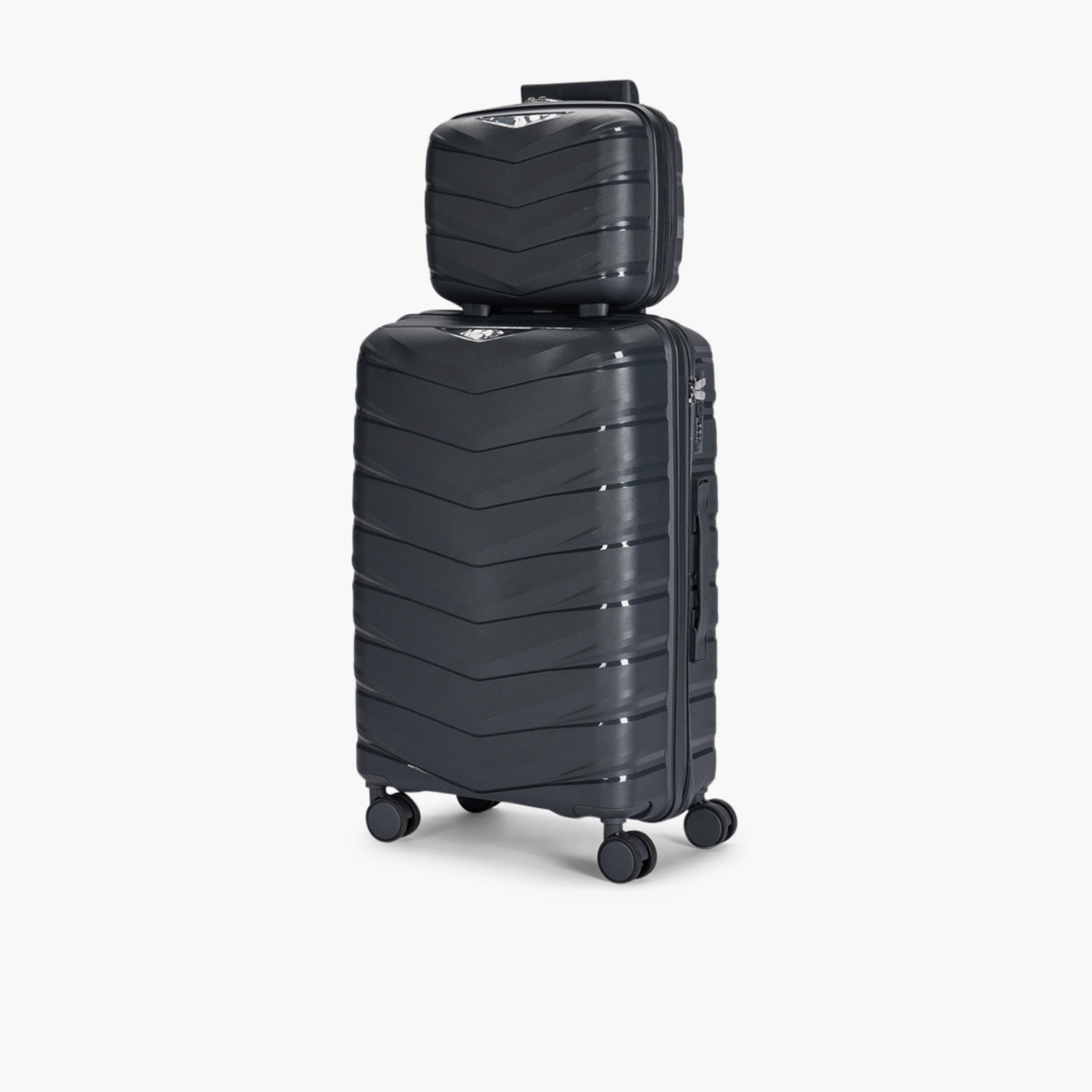 LIMRA Set of 4 Polypropylene Hard Sided 4-Wheeler Spinner Luggage with Combination Lock-travel-luggagesandbags-luggage-image-4