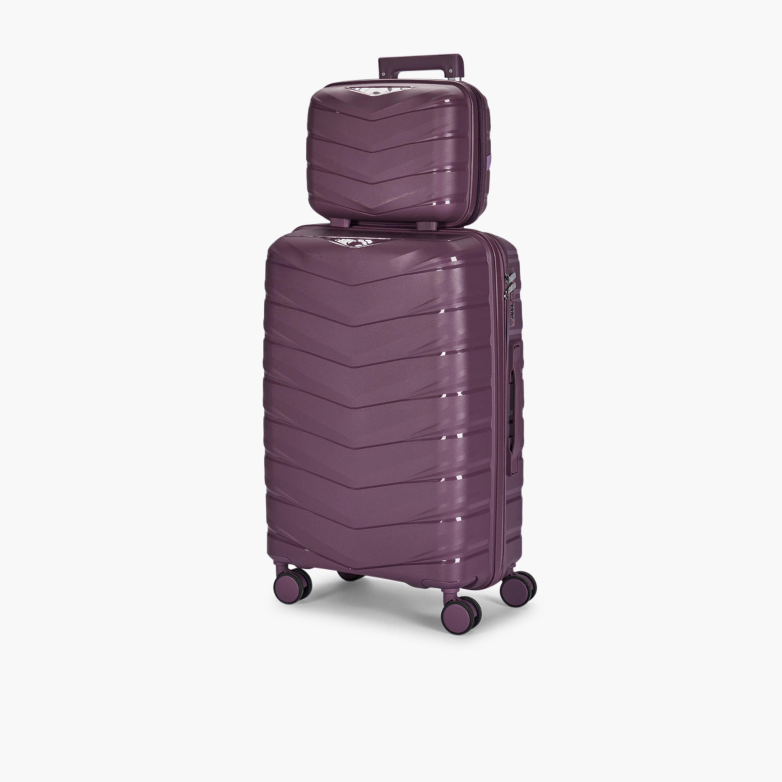 LIMRA Set of 4 Polypropylene Hard Sided 4-Wheeler Spinner Luggage with Combination Lock-travel-luggagesandbags-luggage-image-6