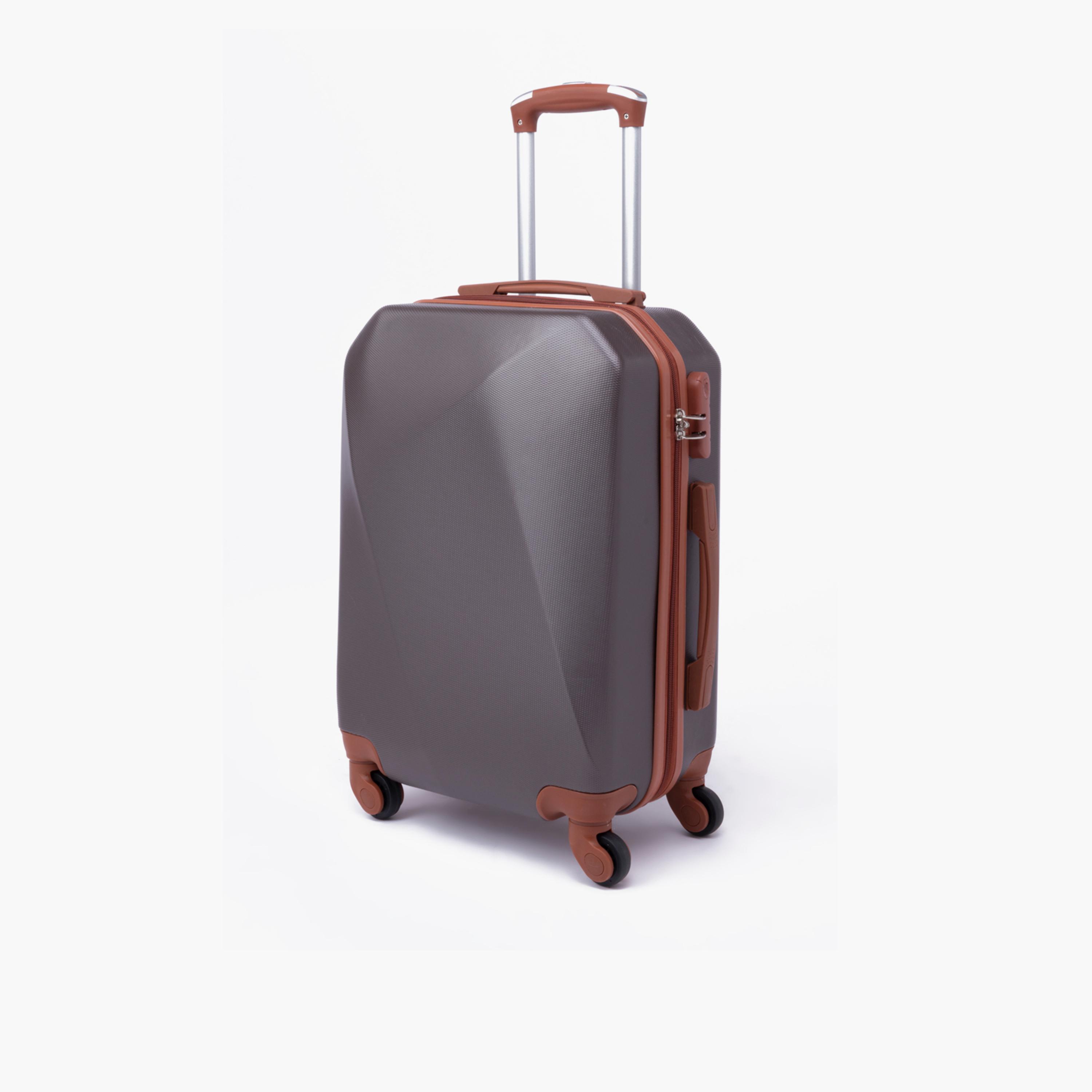 LIMRA 56 CM Small Cabin ABS Hard Sided 4-Wheeler Spinner Luggage with Combination Lock-travel-luggagesandbags-luggage-image-1