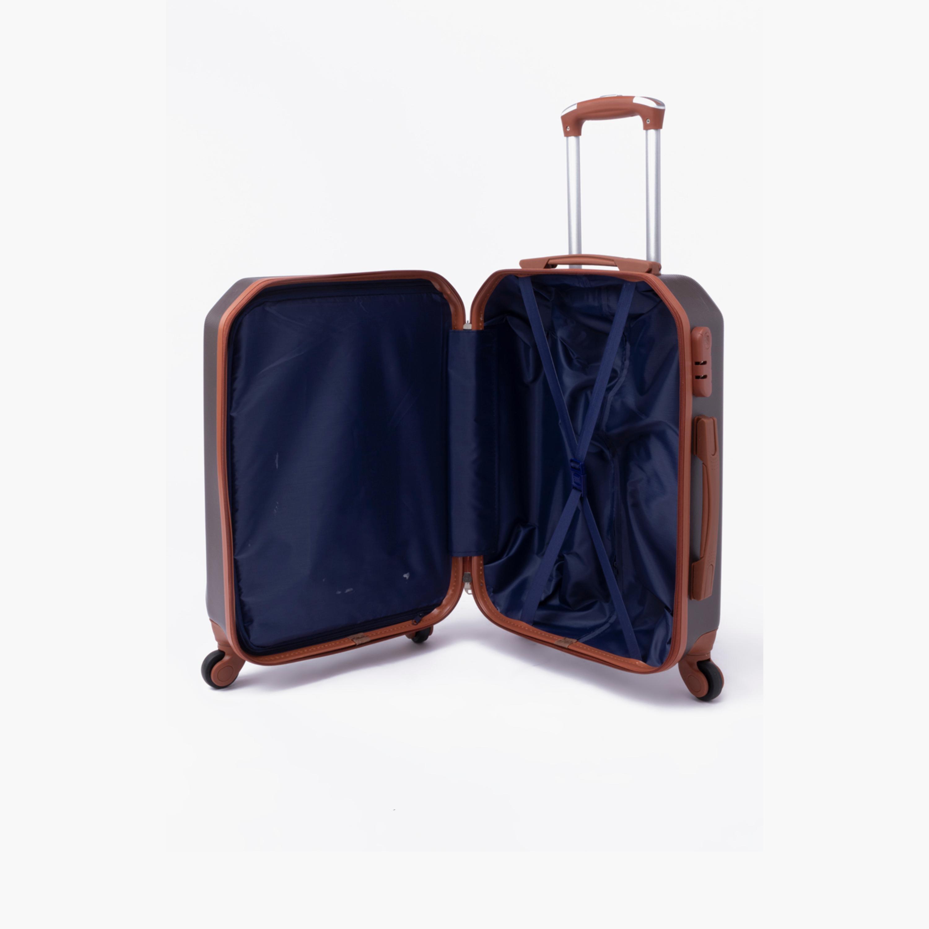 LIMRA 56 CM Small Cabin ABS Hard Sided 4-Wheeler Spinner Luggage with Combination Lock-travel-luggagesandbags-luggage-image-6