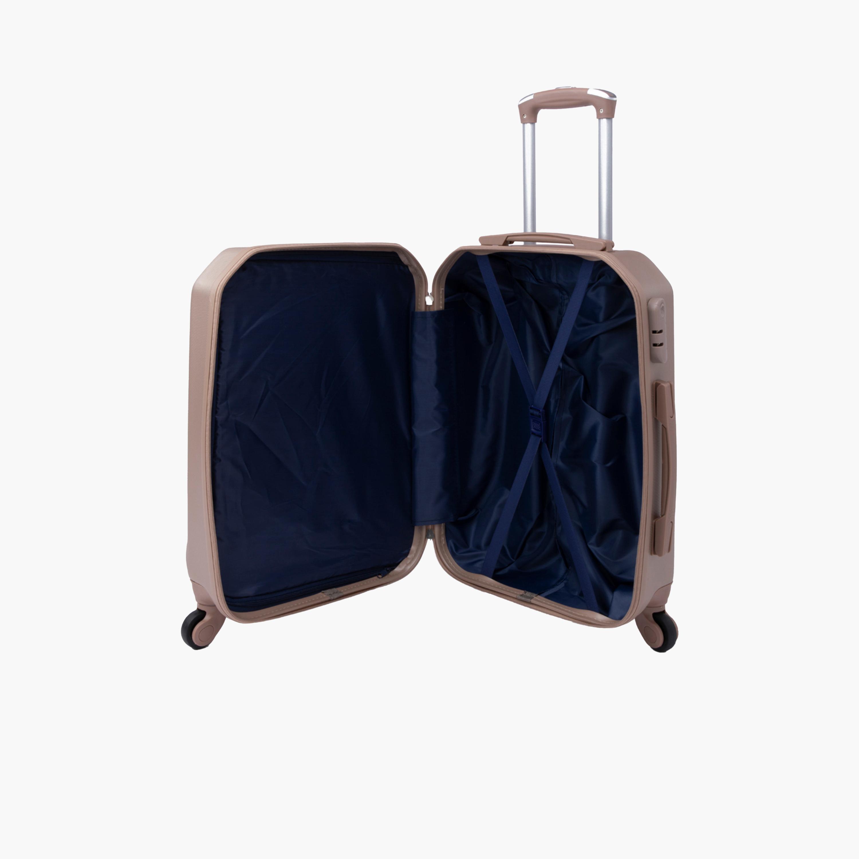 LIMRA 56 CM Small Cabin ABS Hard Sided 4-Wheeler Spinner Luggage with Combination Lock-travel-luggagesandbags-luggage-image-6