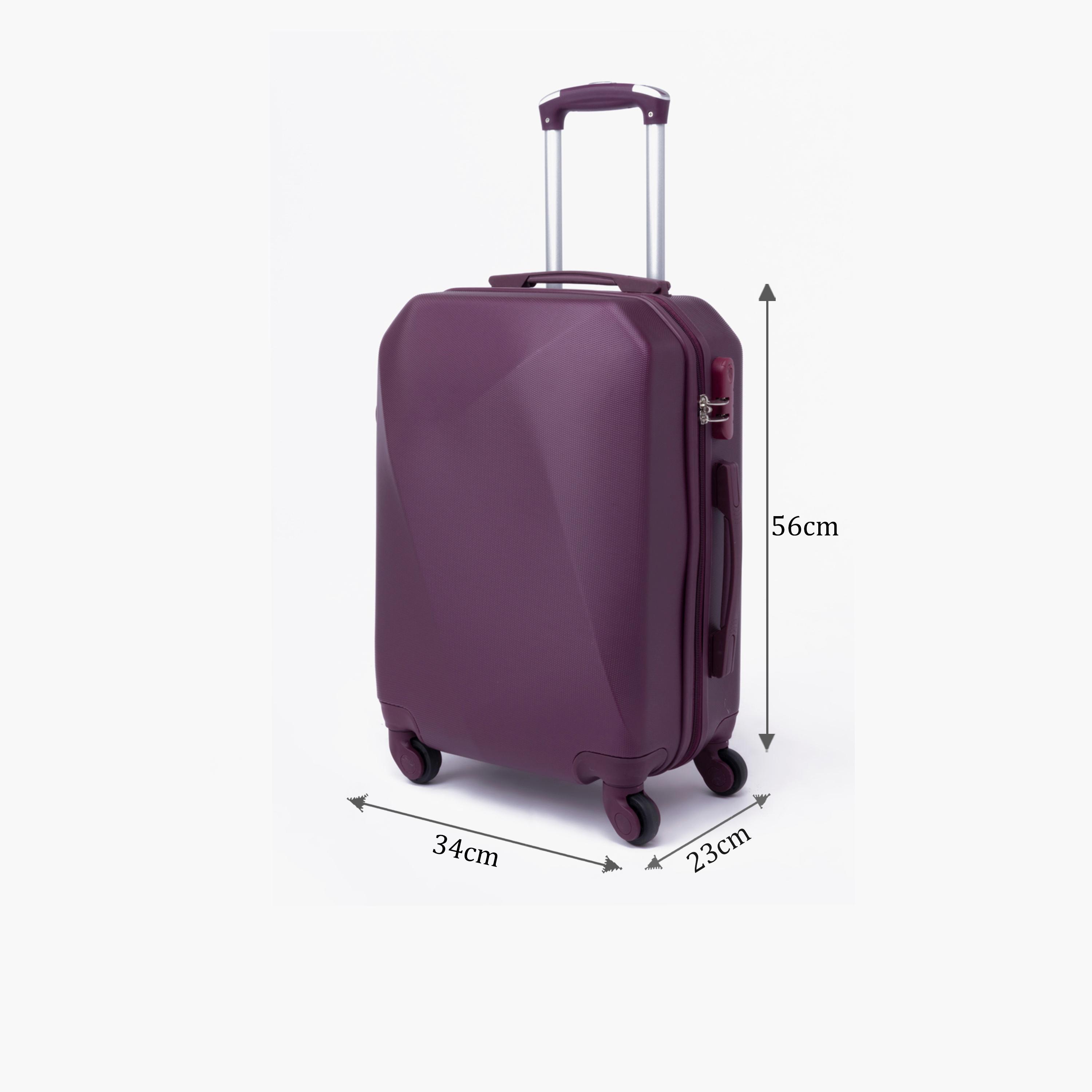 LIMRA 56 CM Small Cabin ABS Hard Sided 4-Wheeler Spinner Luggage with Combination Lock-travel-luggagesandbags-luggage-image-2
