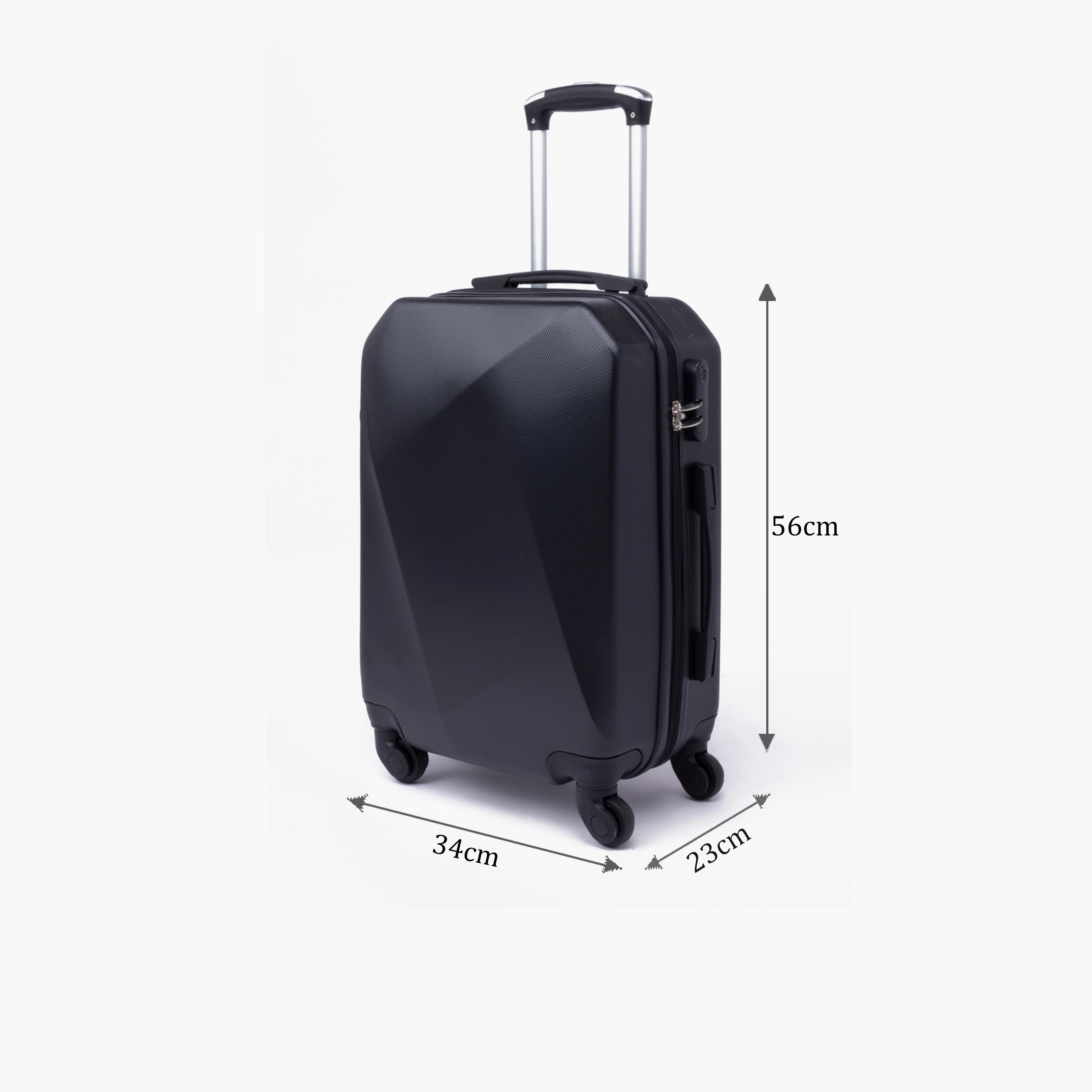 LIMRA 56 CM Small Cabin ABS Hard Sided 4-Wheeler Spinner Luggage with Combination Lock-travel-luggagesandbags-luggage-image-2