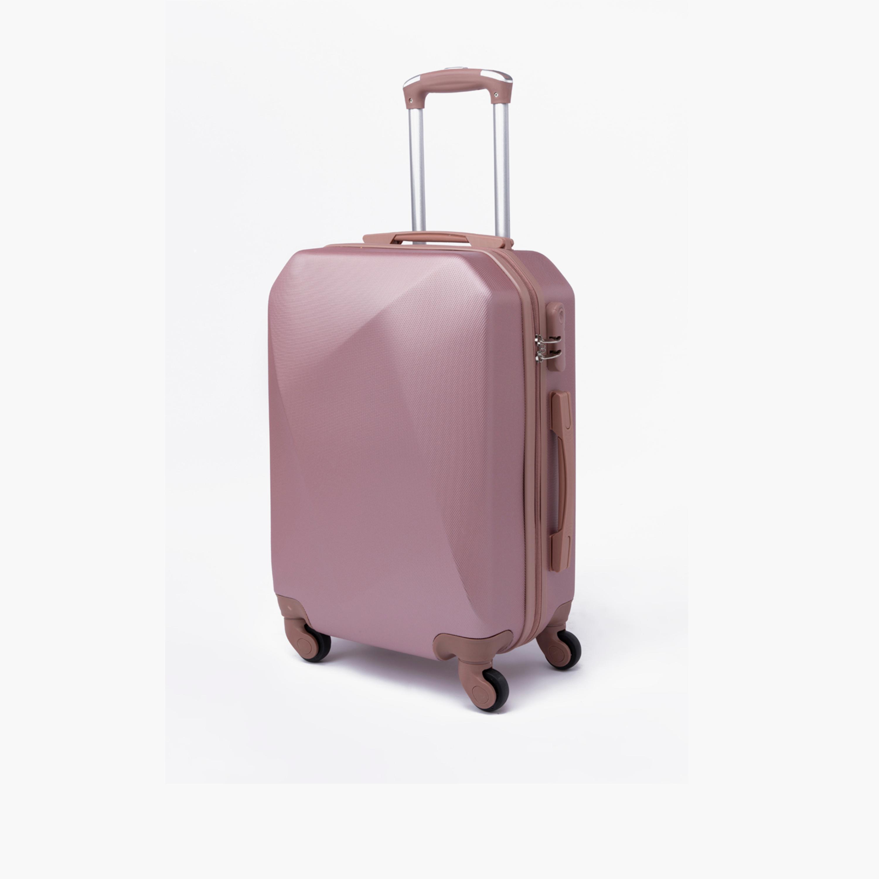 LIMRA 56 CM Small Cabin ABS Hard Sided 4-Wheeler Spinner Luggage with Combination Lock-travel-luggagesandbags-luggage-image-1