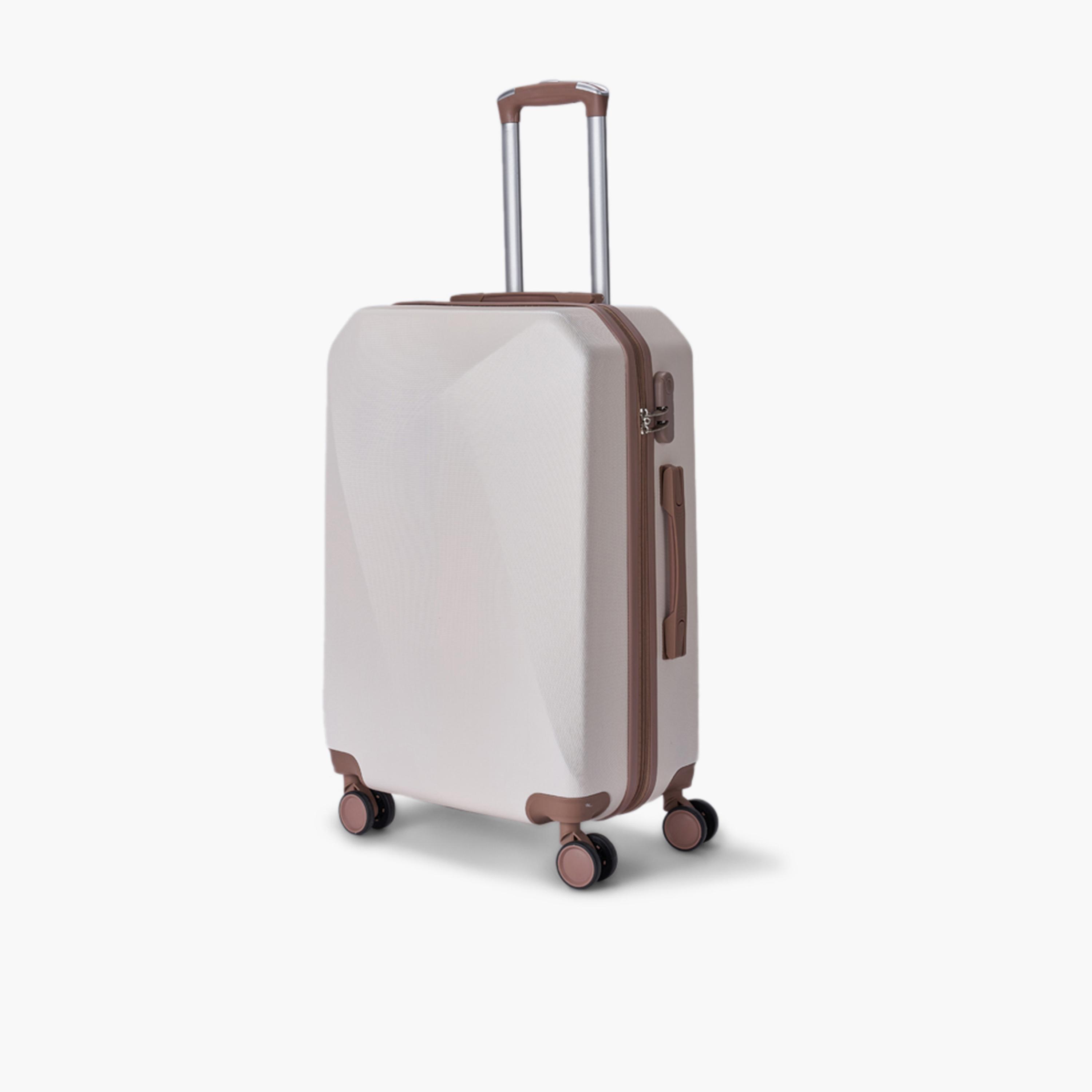 LIMRA 56 CM Small Cabin ABS Hard Sided 4-Wheeler Spinner Luggage with Combination Lock-travel-luggagesandbags-luggage-image-1