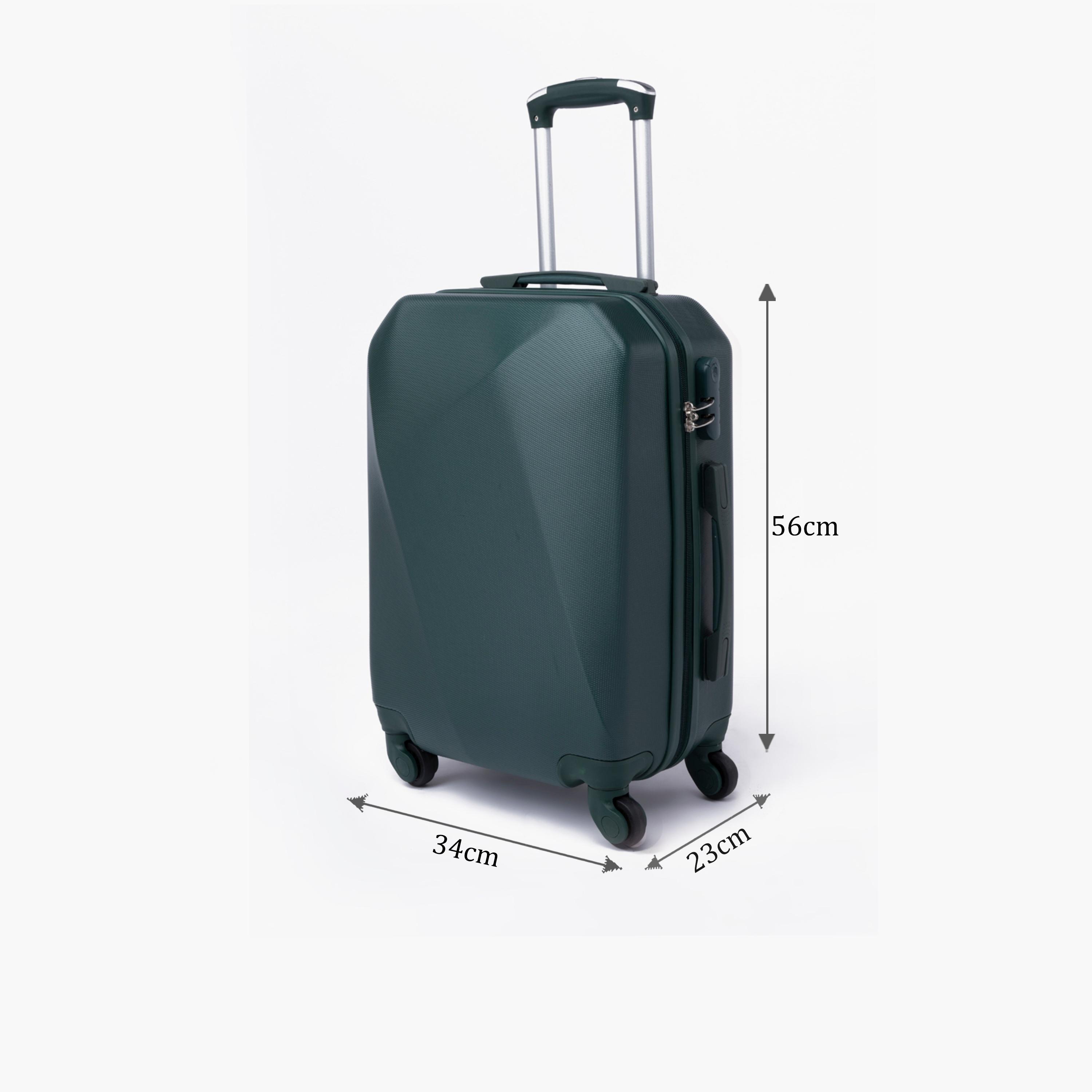 LIMRA 56 CM Small Cabin ABS Hard Sided 4-Wheeler Spinner Luggage with Combination Lock-travel-luggagesandbags-luggage-image-2