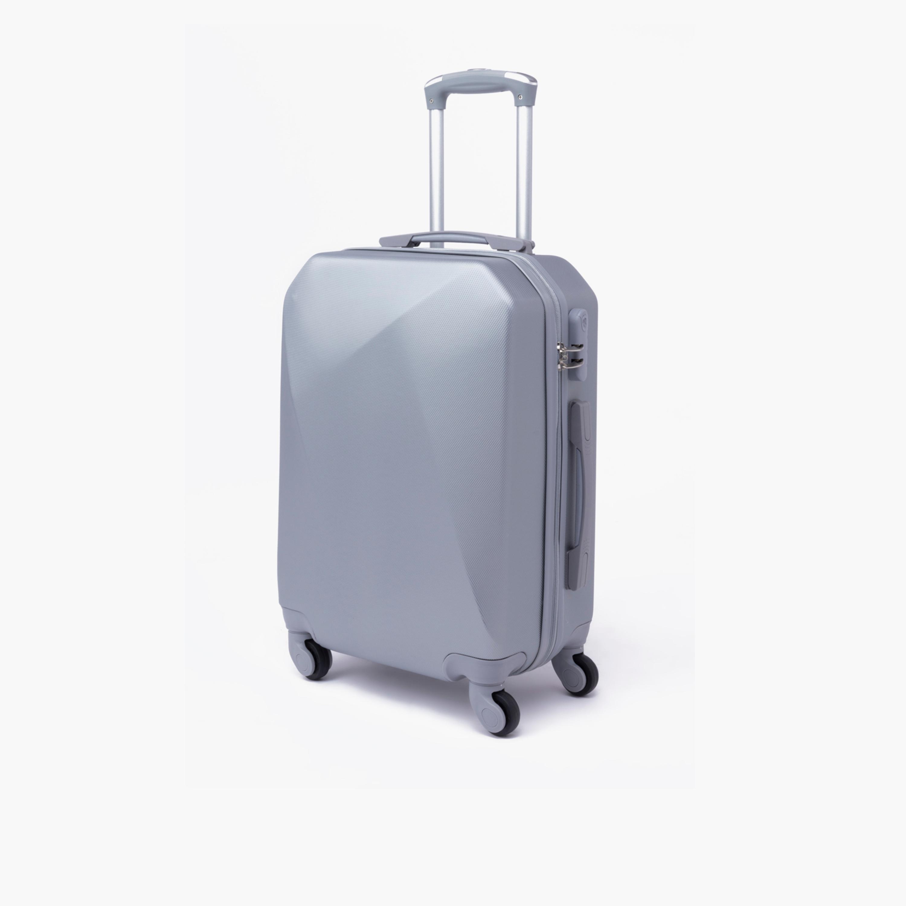 LIMRA 56 CM Small Cabin ABS Hard Sided 4-Wheeler Spinner Luggage with Combination Lock-travel-luggagesandbags-luggage-image-1