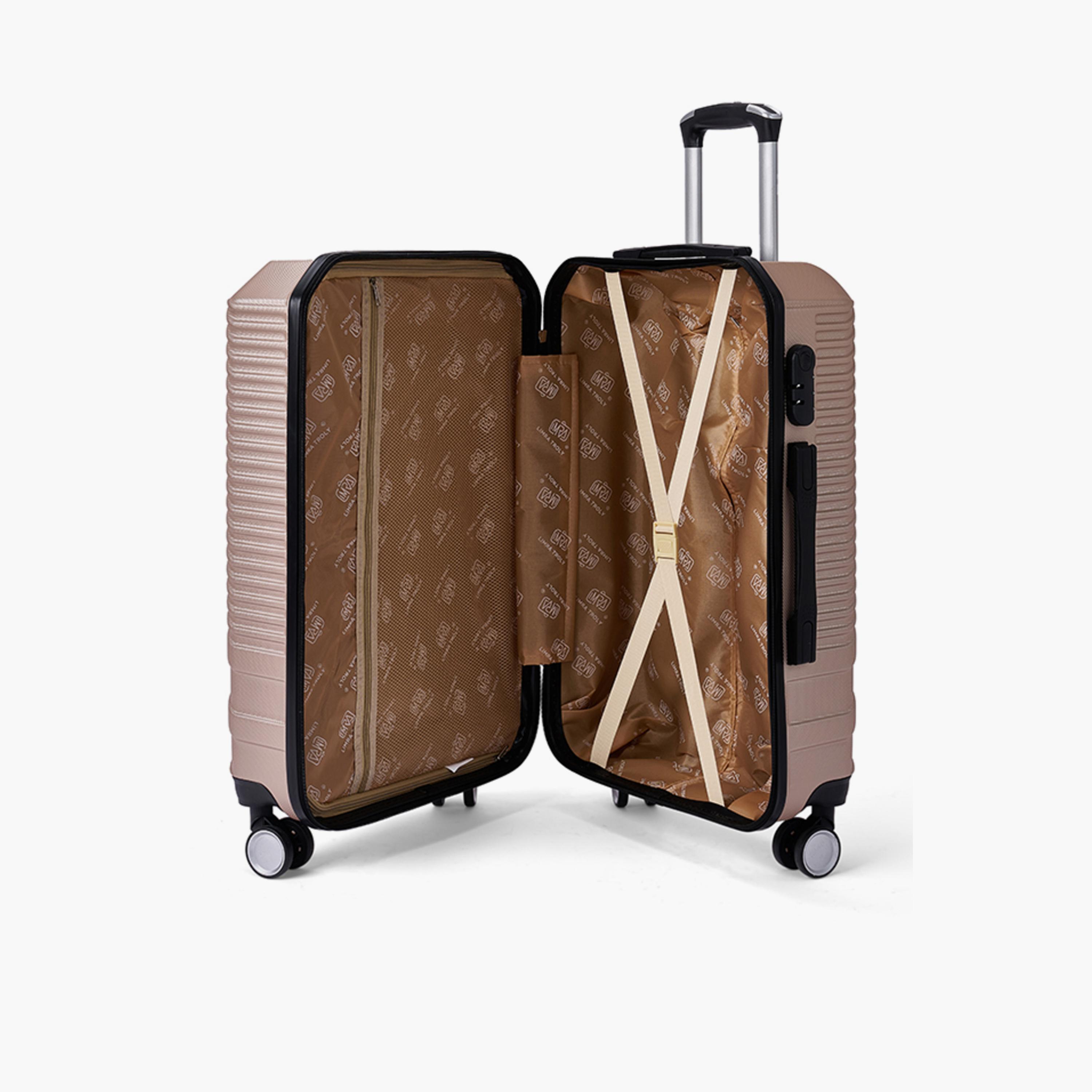 LIMRA Set of 3 ABS Hard Sided 4-Wheeler Spinner Luggage with Combination Lock-travel-luggagesandbags-luggage-image-7