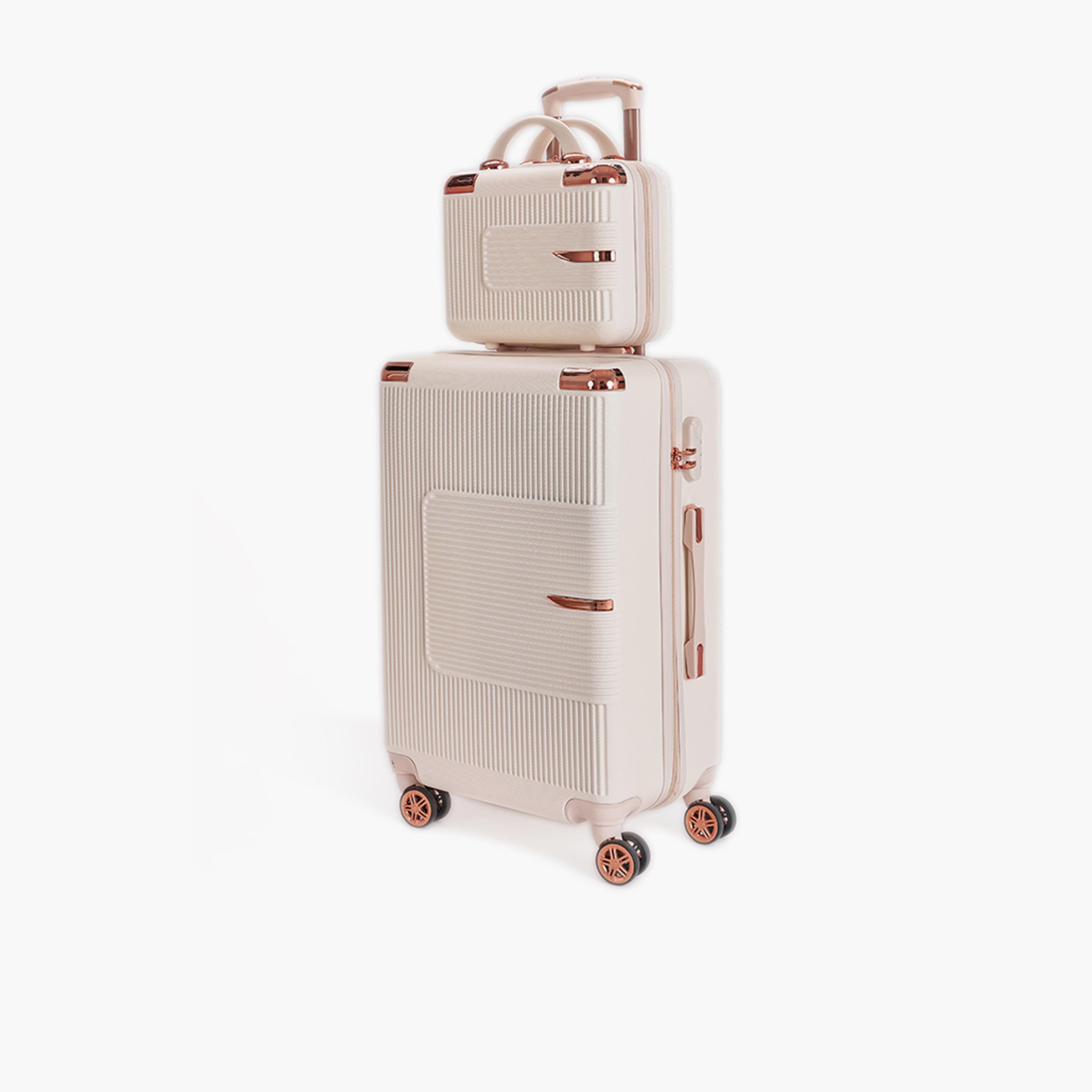 LIMRA Set of 5 ABS Hard Sided 4-Wheeler Spinner Luggage with Combination Lock-travel-luggagesandbags-luggage-image-4
