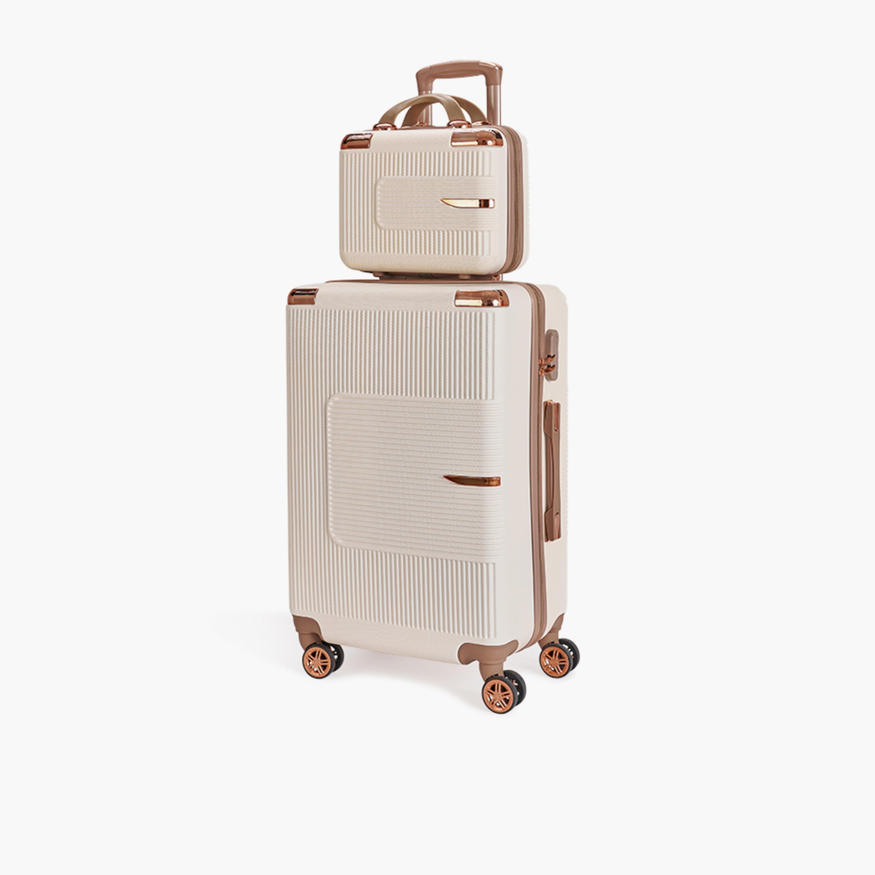 LIMRA Set of 5 ABS Hard Sided 4-Wheeler Spinner Luggage with Combination Lock-travel-luggagesandbags-luggage-image-4