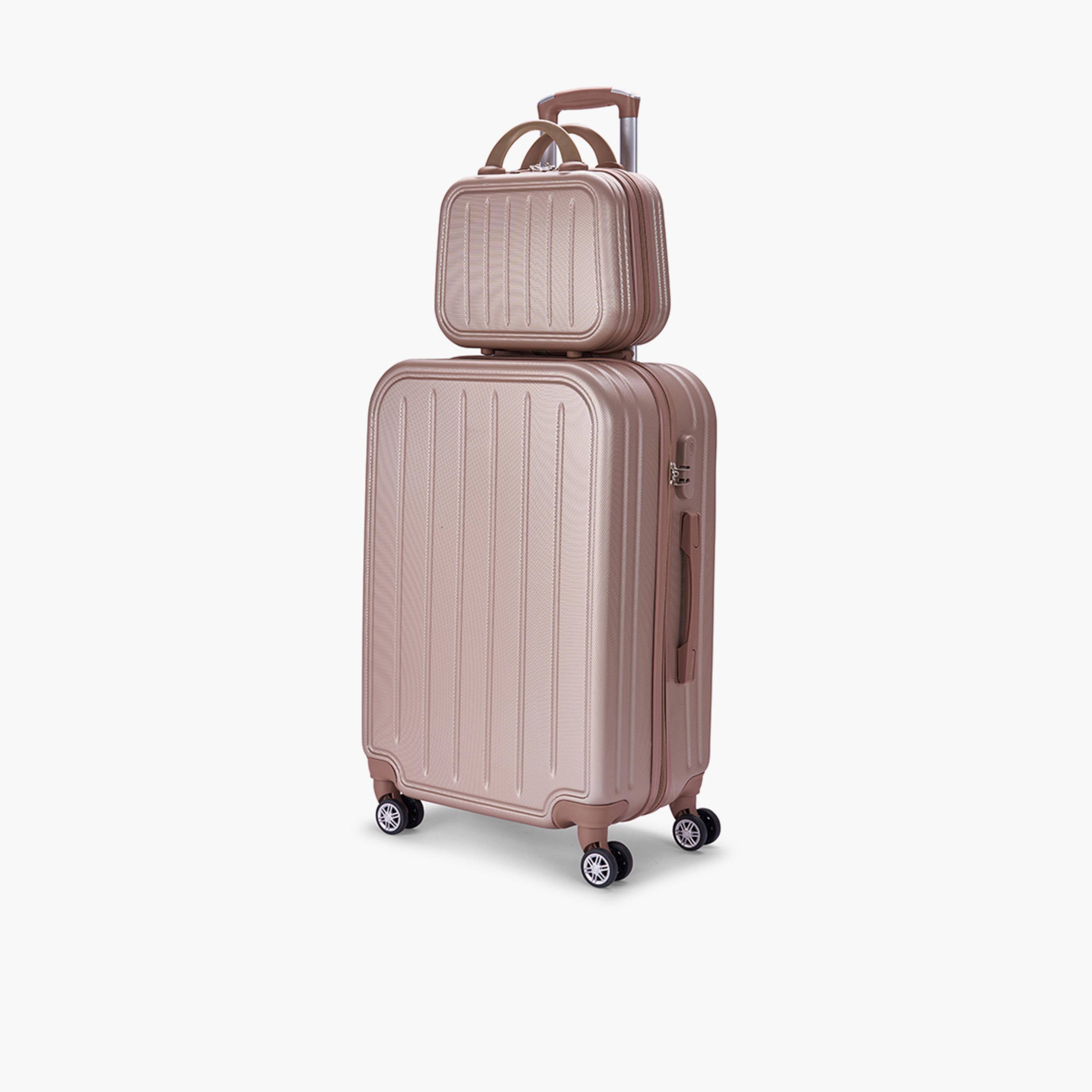 LIMRA Set of 5 ABS Hard Sided 4-Wheeler Spinner Luggage with Combination Lock-travel-luggagesandbags-luggage-image-4