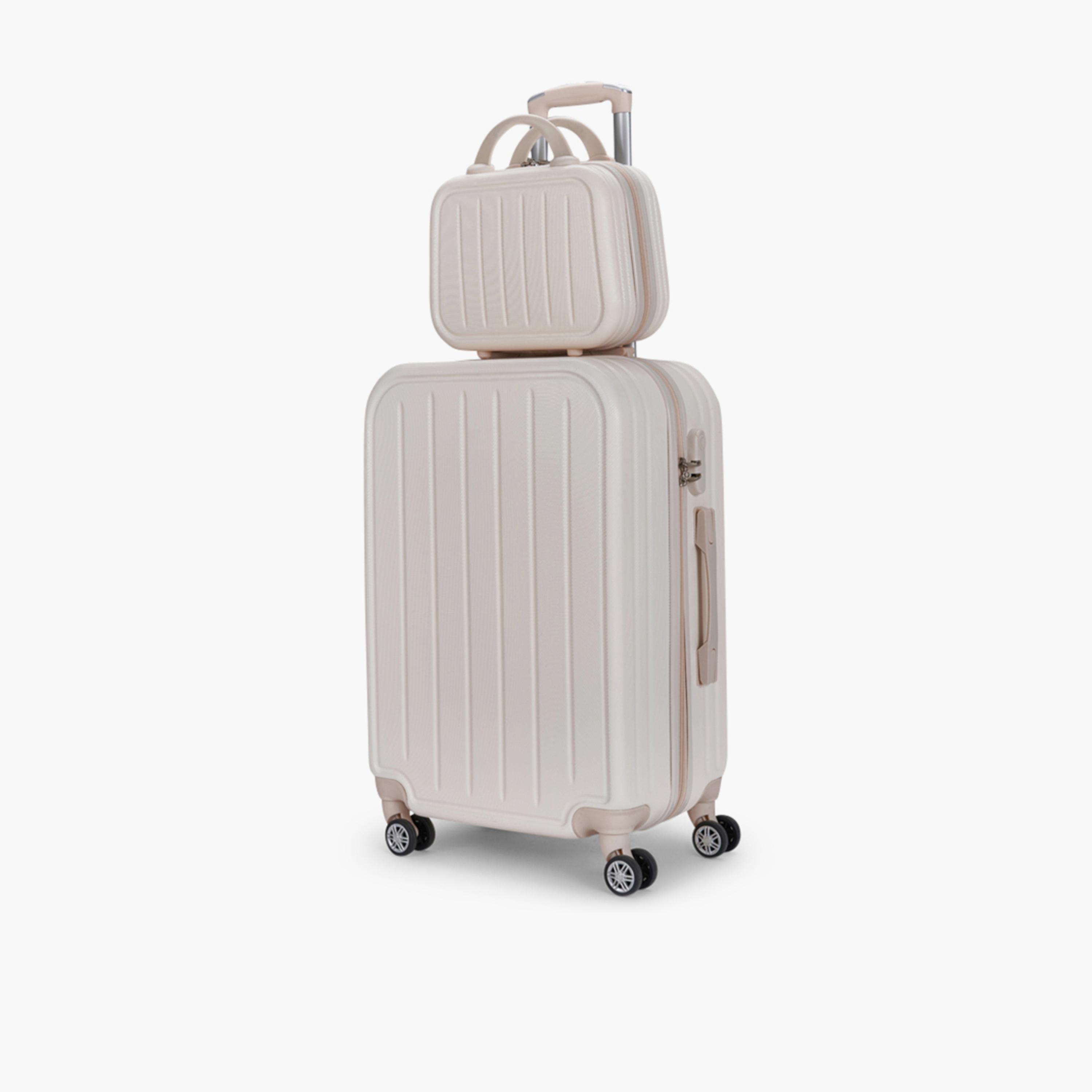 LIMRA Set of 5 ABS Hard Sided 4-Wheeler Spinner Luggage with Combination Lock-travel-luggagesandbags-luggage-image-4