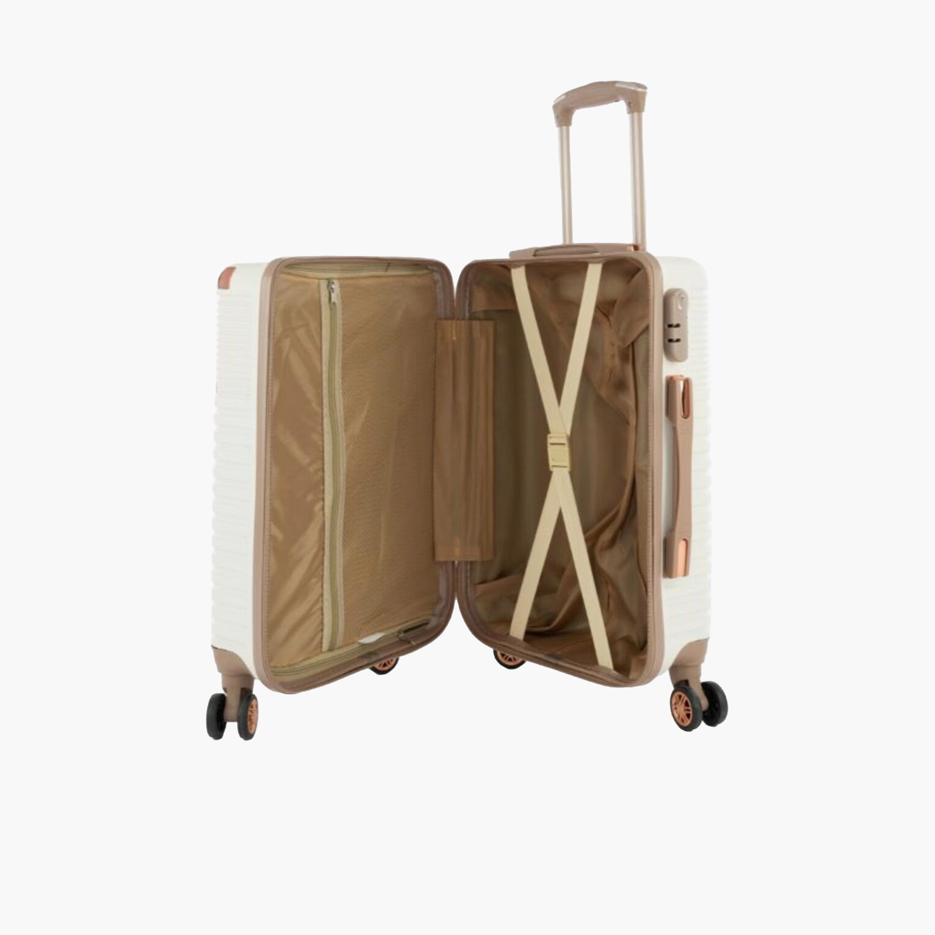 LIMRA Set of 5 ABS Hard Sided 4-Wheeler Spinner Luggage with Combination Lock-travel-luggagesandbags-luggage-image-7