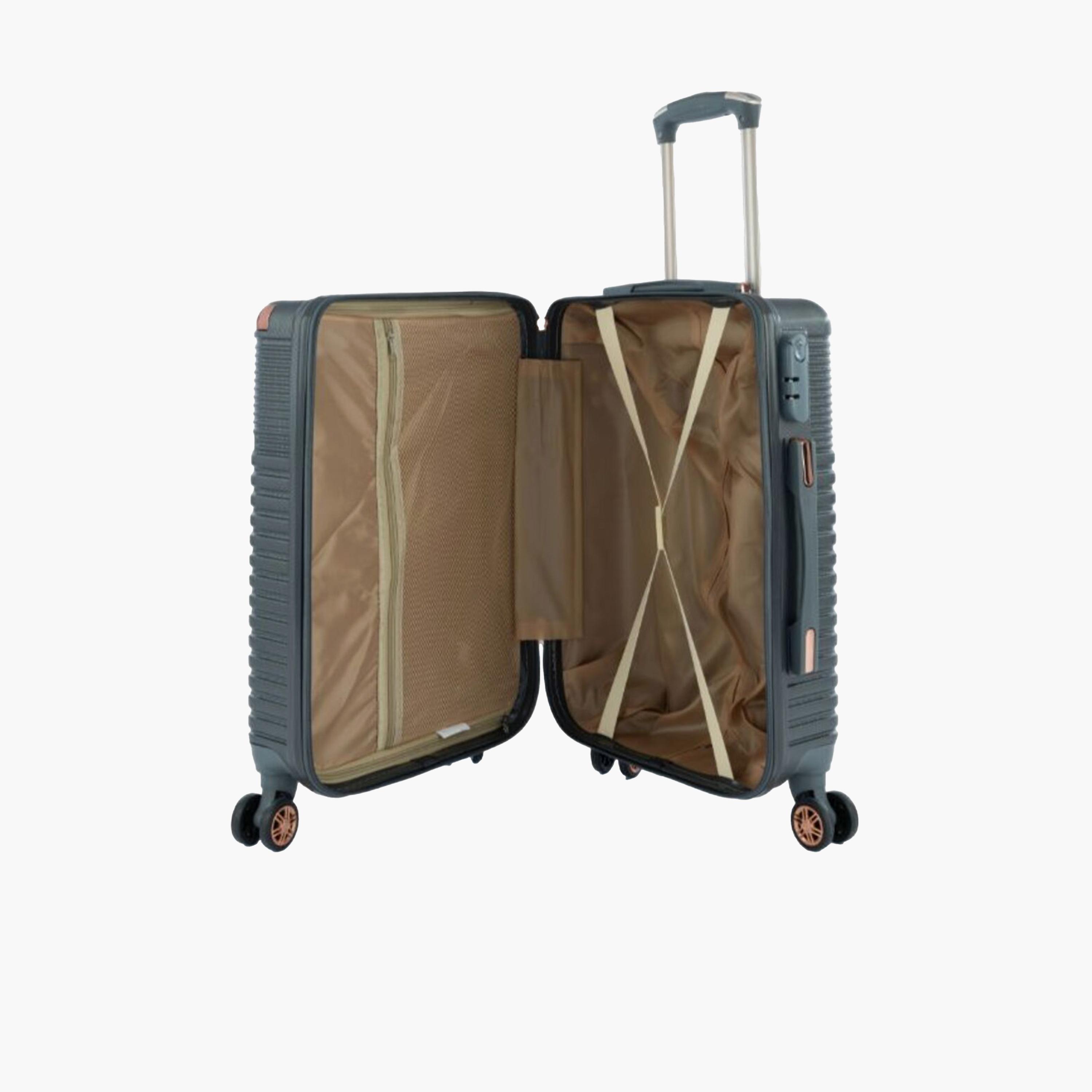 LIMRA Set of 5 ABS Hard Sided 4-Wheeler Spinner Luggage with Combination Lock-travel-luggagesandbags-luggage-image-7