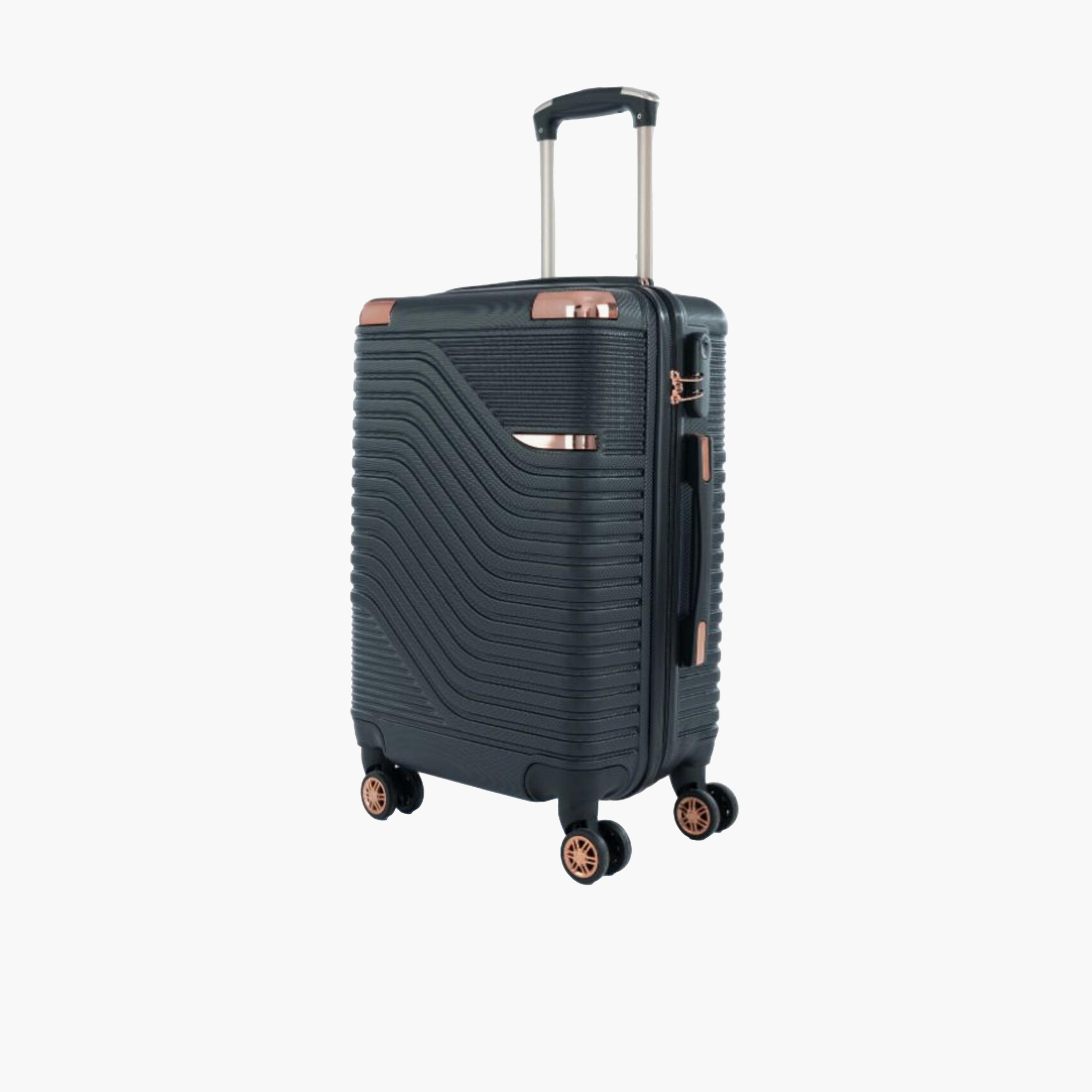 LIMRA Set of 5 ABS Hard Sided 4-Wheeler Spinner Luggage with Combination Lock-travel-luggagesandbags-luggage-image-5