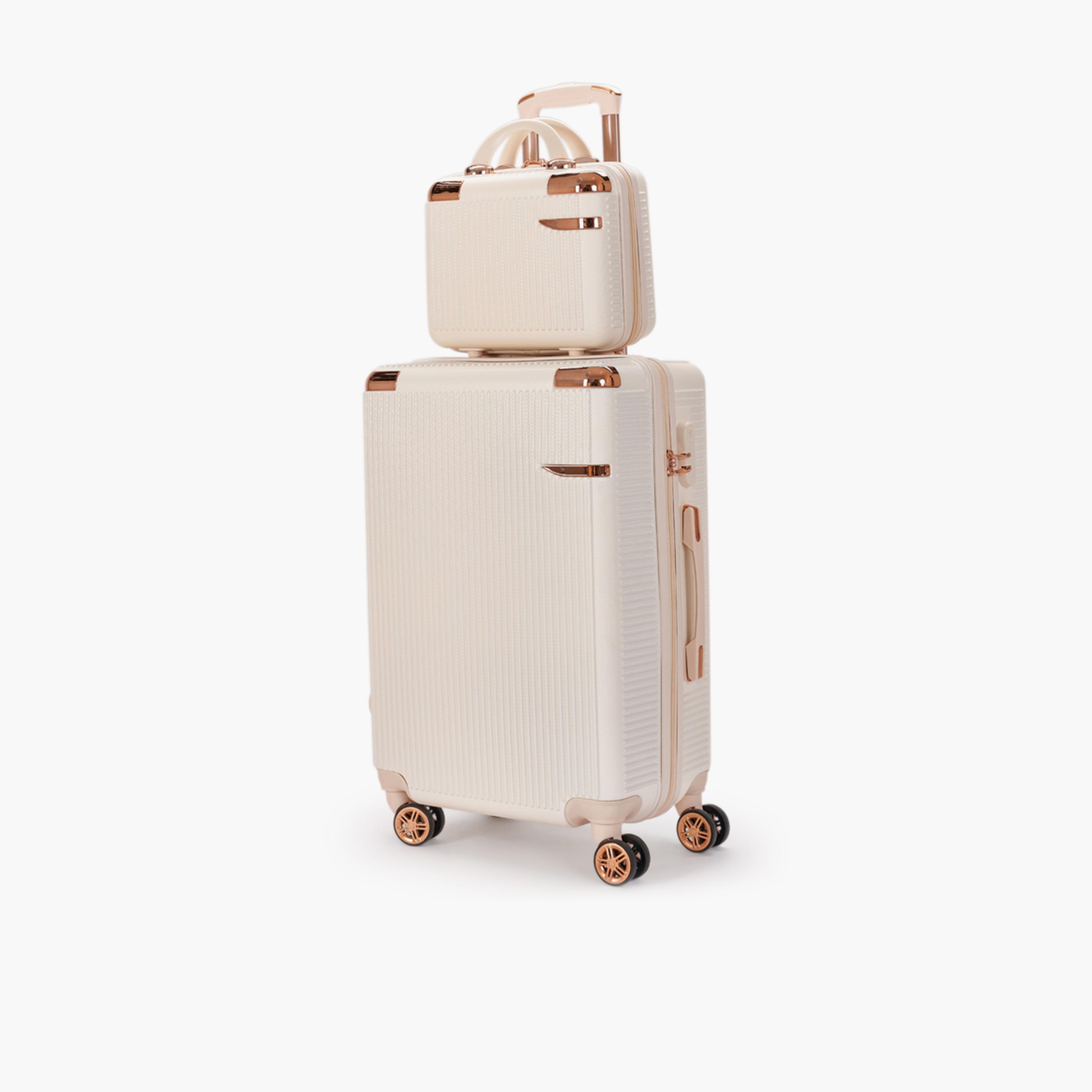 LIMRA Set of 5 ABS Hard Sided 4-Wheeler Spinner Luggage with Combination Lock-travel-luggagesandbags-luggage-image-4