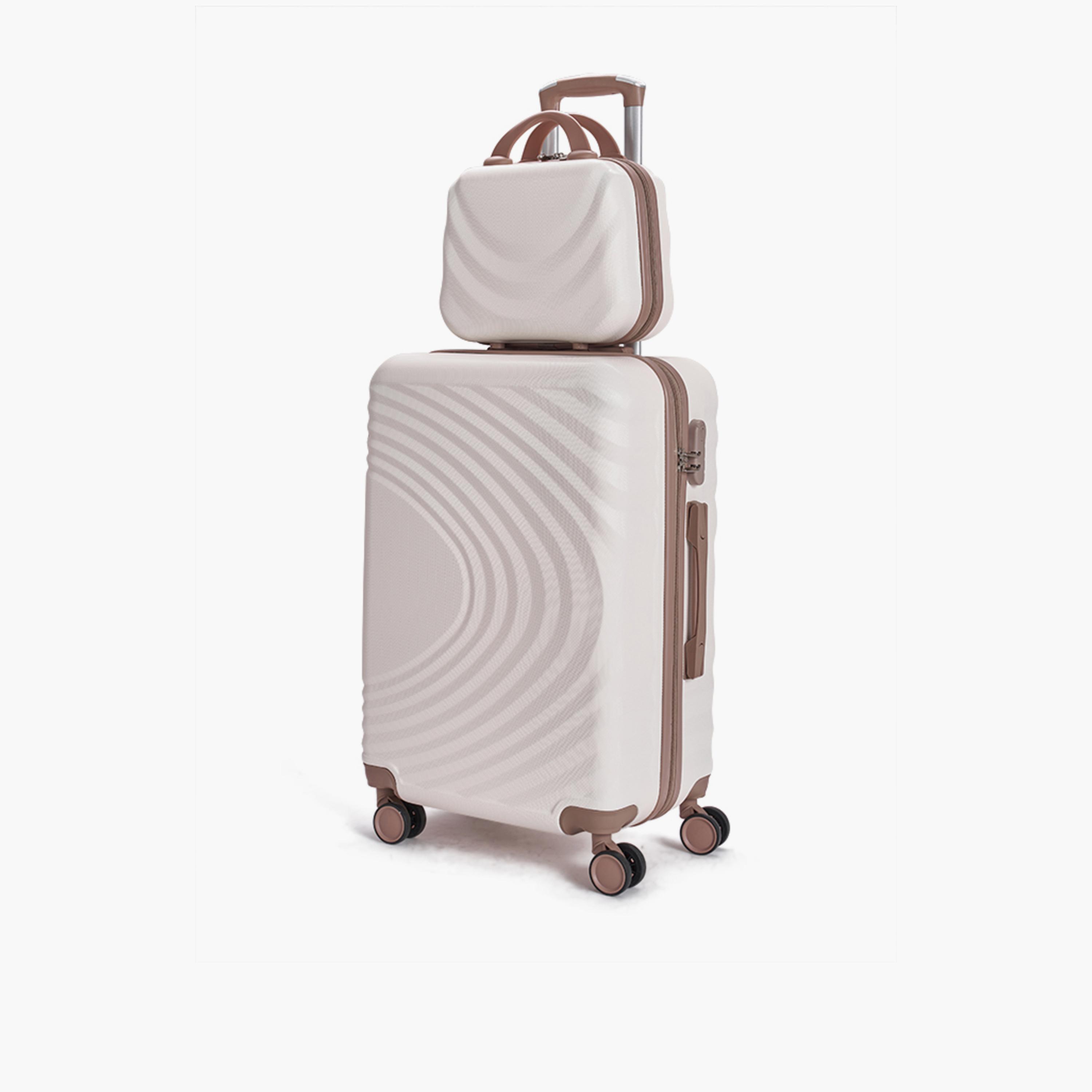 LIMRA Set of 5 ABS Hard Sided 4-Wheeler Spinner Luggage with Combination Lock-travel-luggagesandbags-luggage-image-4