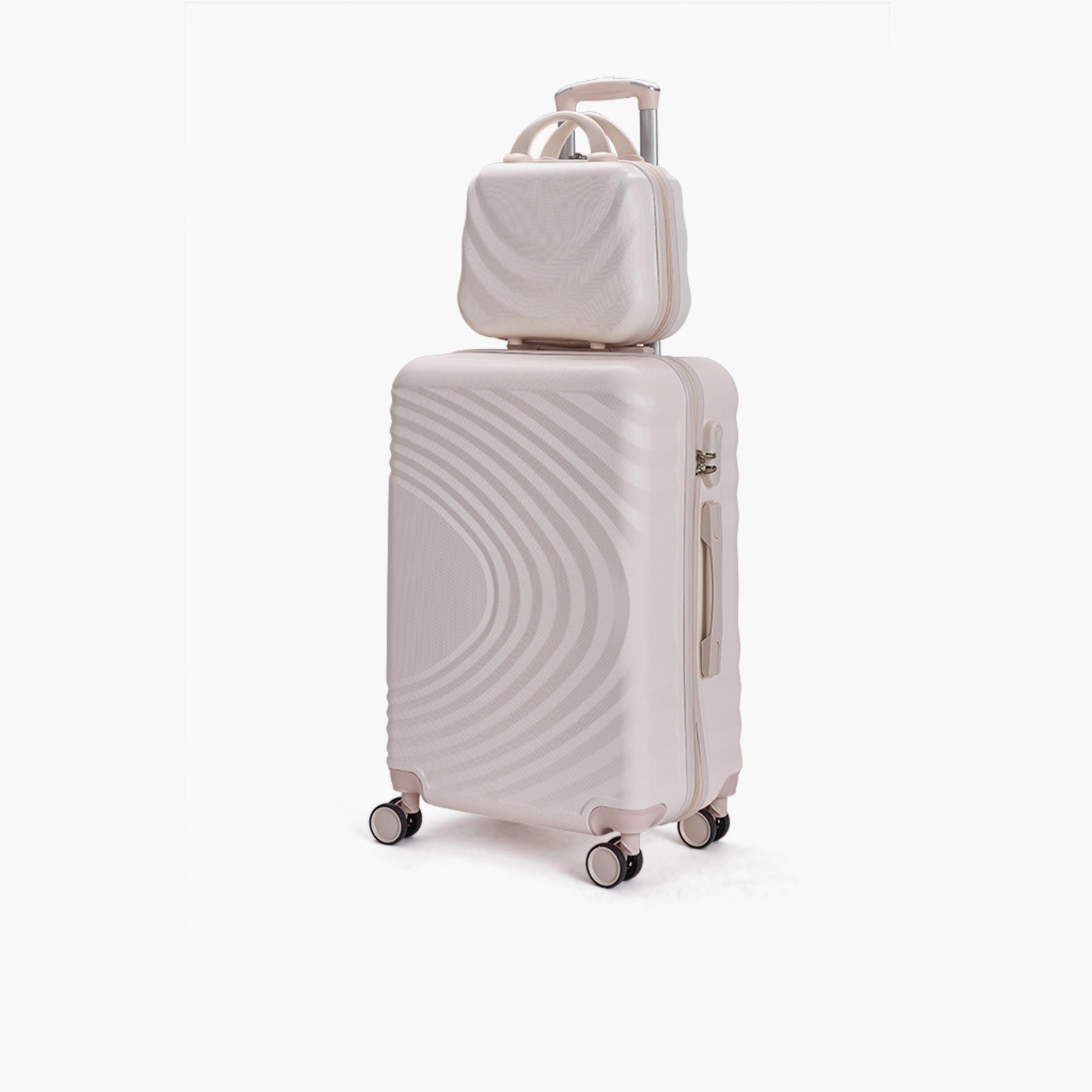 LIMRA Set of 5 ABS Hard Sided 4-Wheeler Spinner Luggage with Combination Lock-travel-luggagesandbags-luggage-image-4