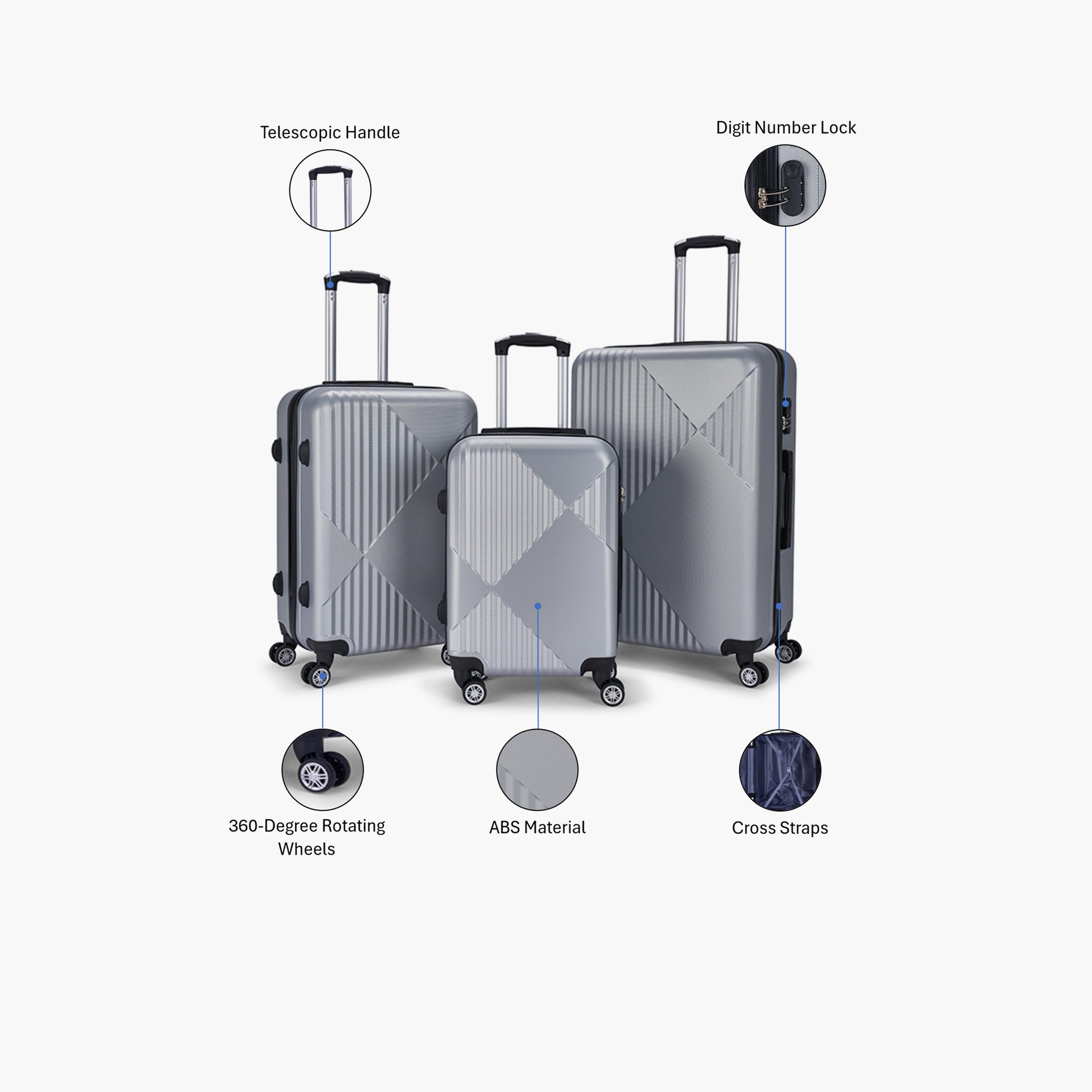LIMRA Set of 3 ABS Hard Sided 4-Wheeler Spinner Luggage with Combination Lock-travel-luggagesandbags-luggage-image-2