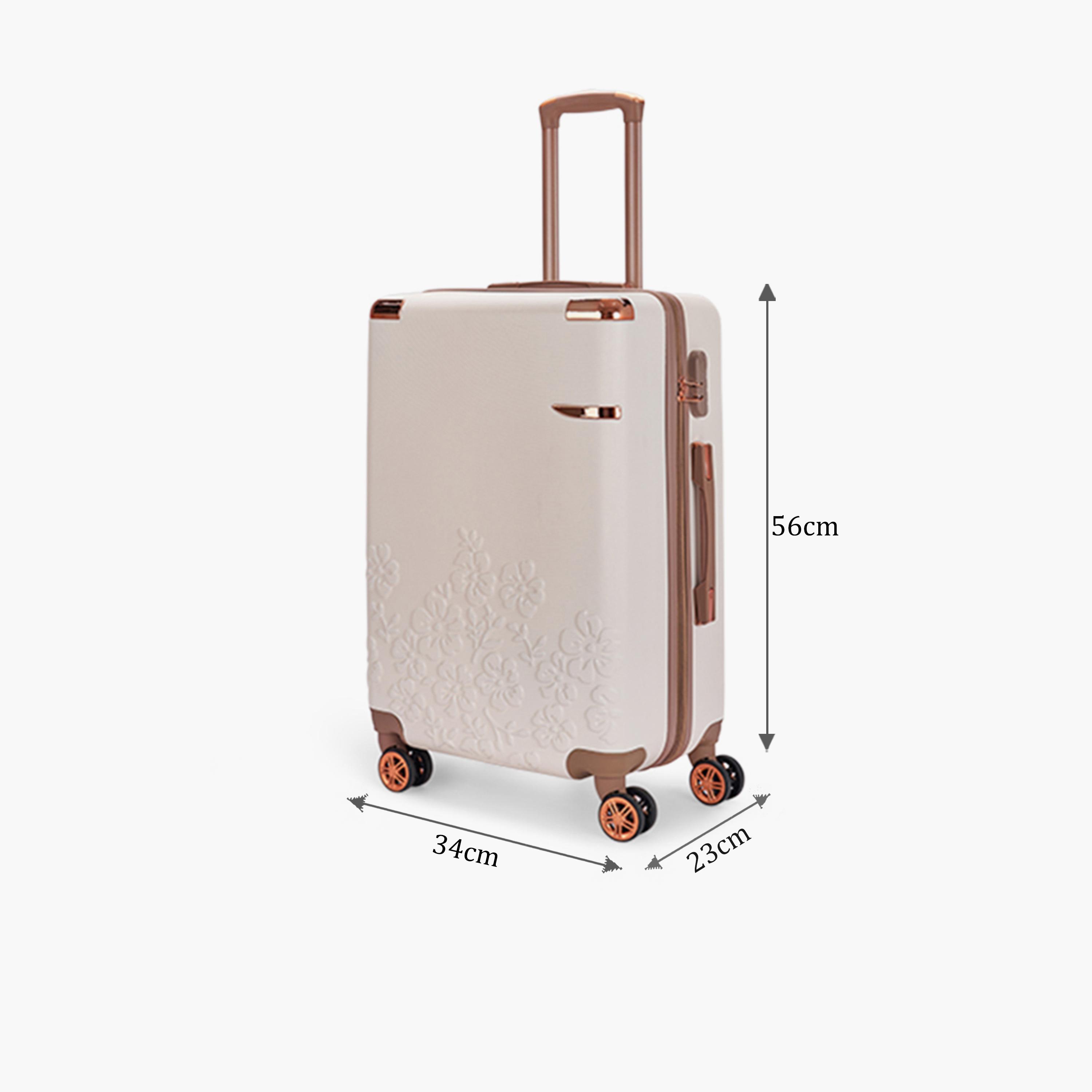 LIMRA 56 CM Small Cabin ABS Hard Sided 4-Wheeler Spinner Luggage with Combination Lock-travel-luggagesandbags-luggage-image-2