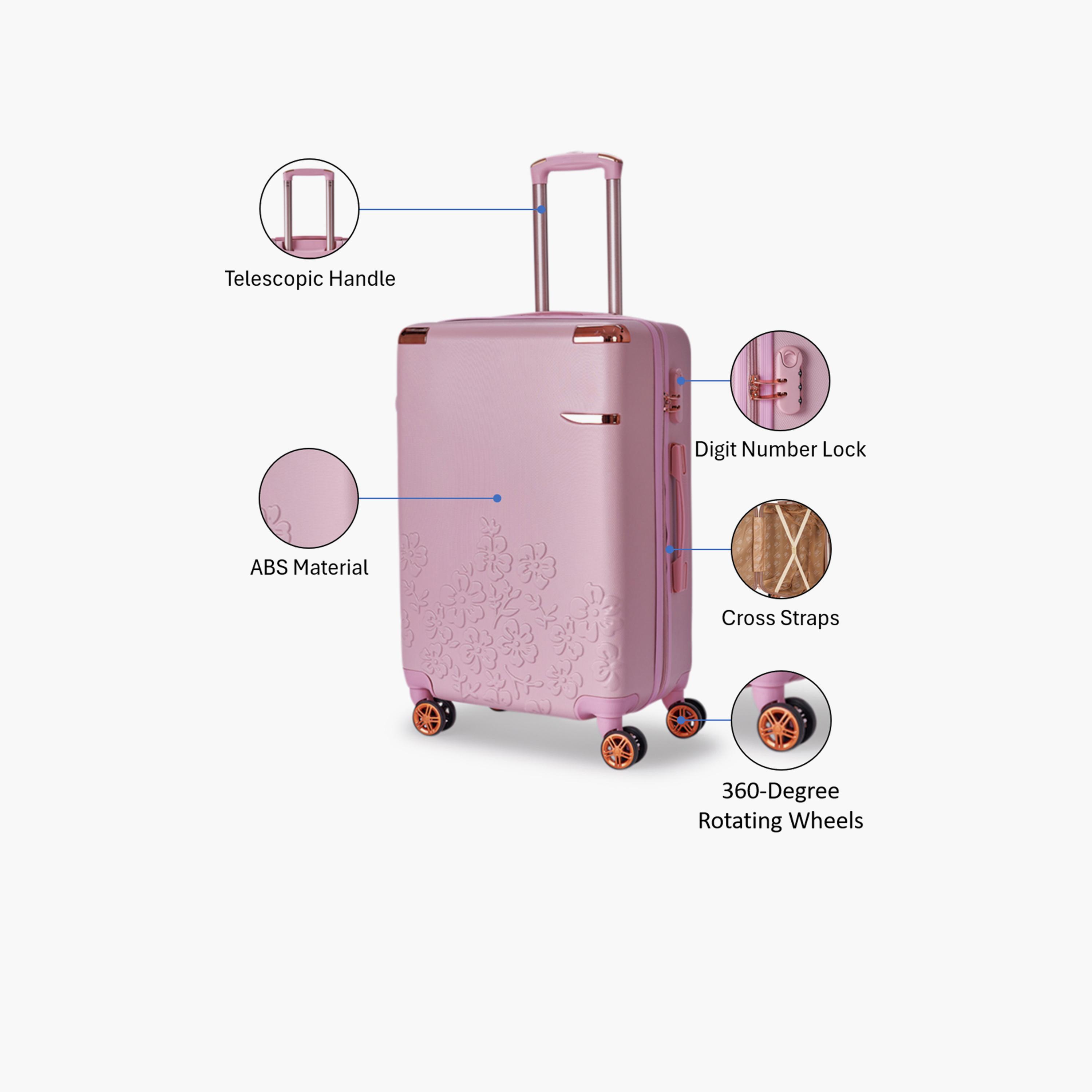 LIMRA 56 CM Small Cabin ABS Hard Sided 4-Wheeler Spinner Luggage with Combination Lock-travel-luggagesandbags-luggage-image-3