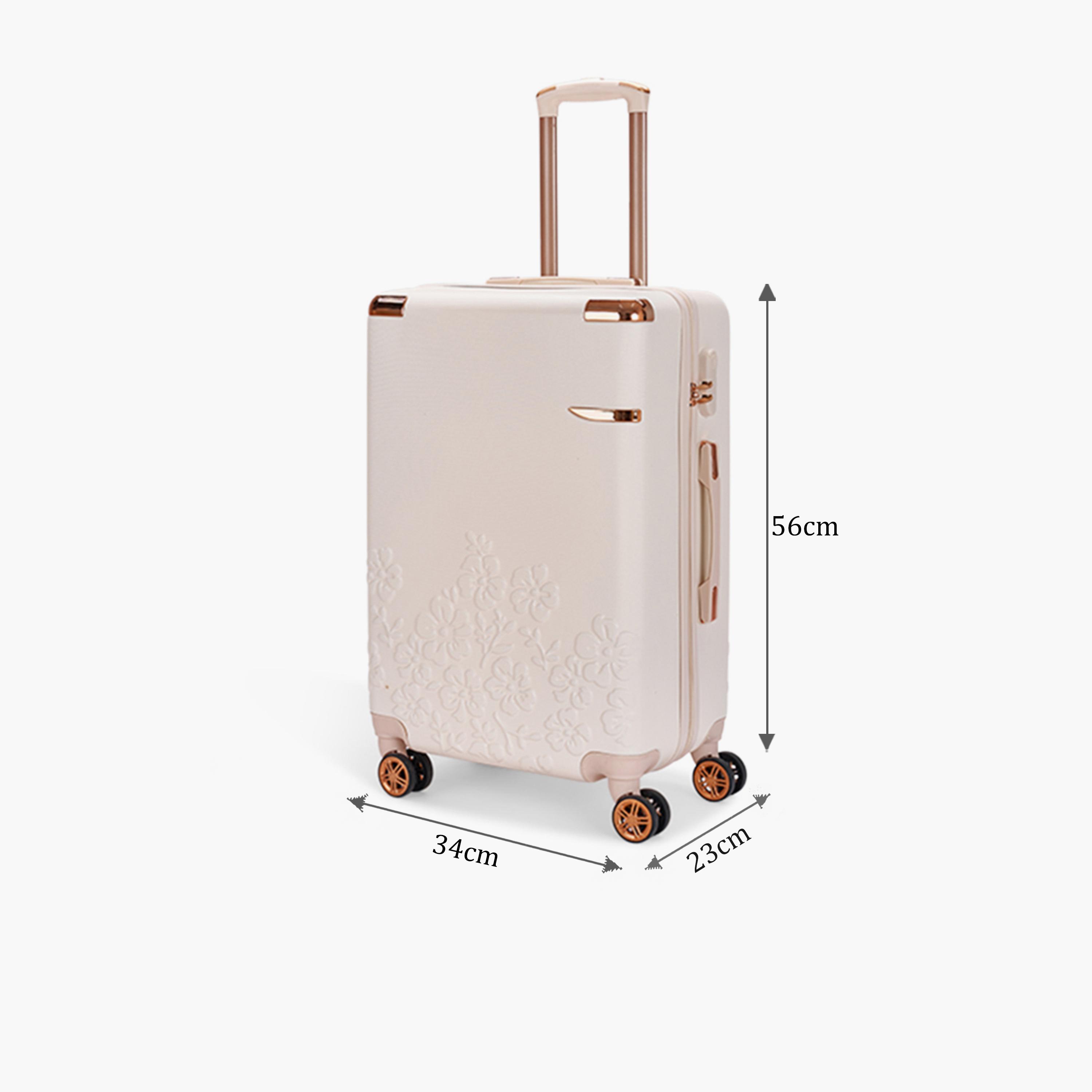 LIMRA 56 CM Small Cabin ABS Hard Sided 4-Wheeler Spinner Luggage with Combination Lock-travel-luggagesandbags-luggage-image-2