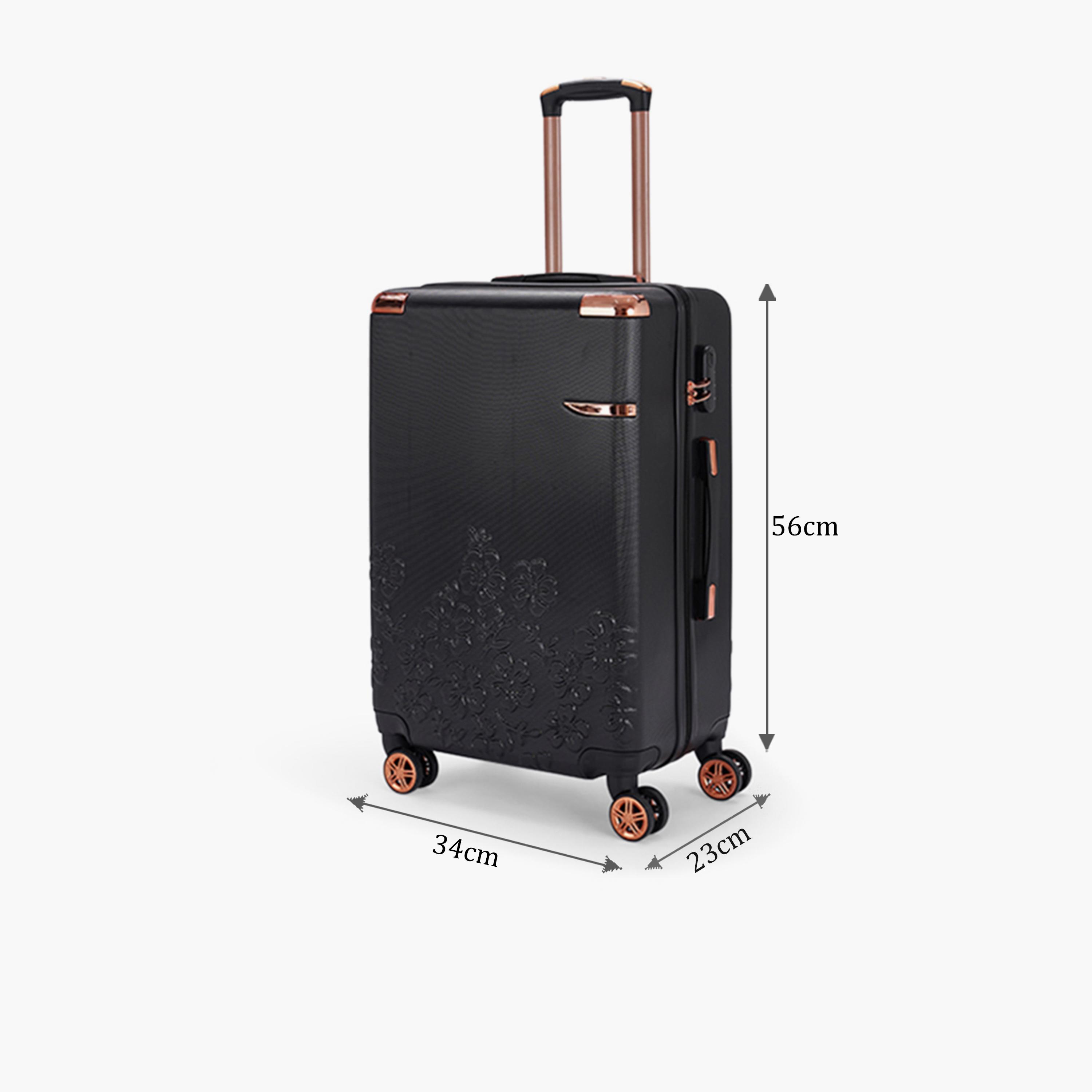 LIMRA 56 CM Small Cabin ABS Hard Sided 4-Wheeler Spinner Luggage with Combination Lock-travel-luggagesandbags-luggage-image-2