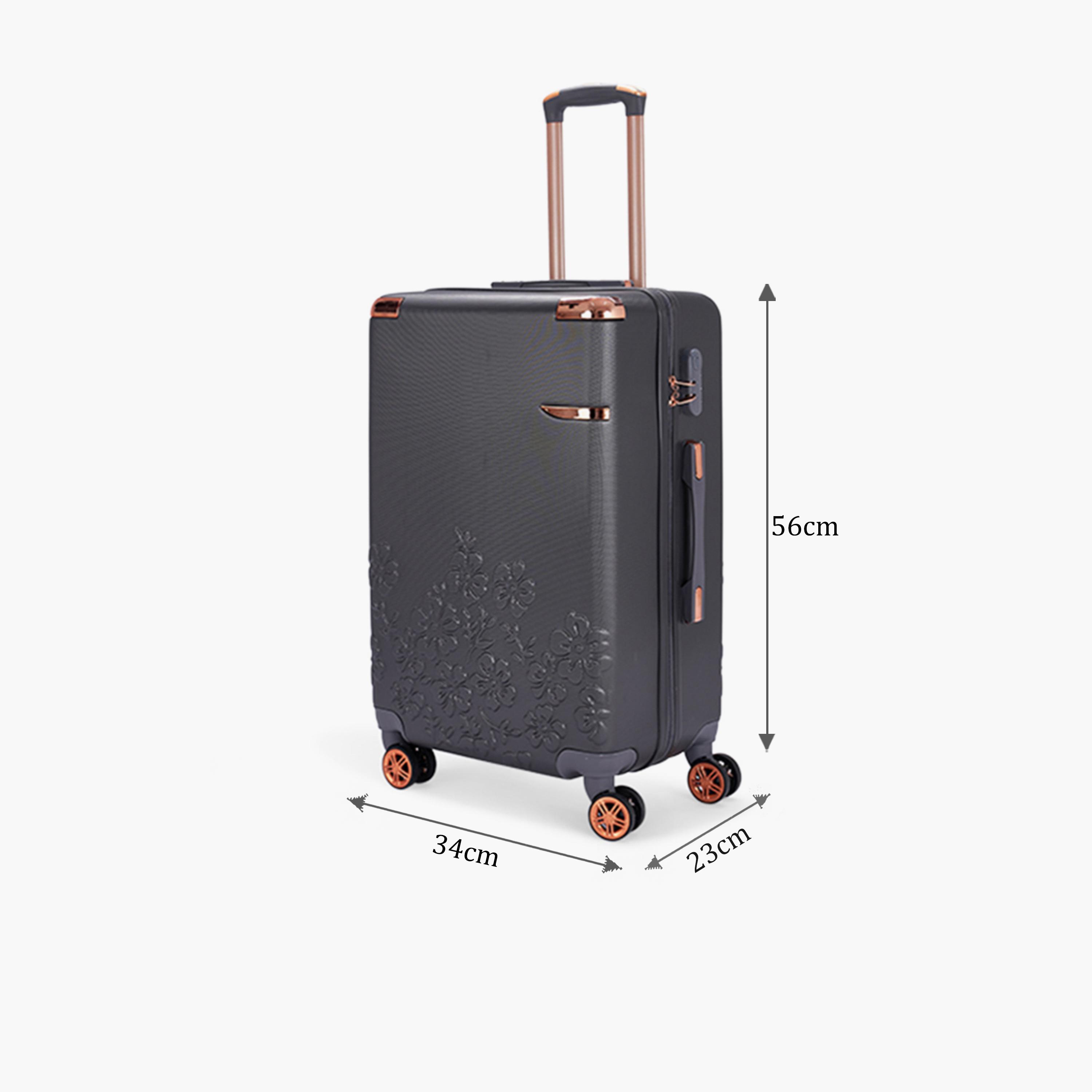 LIMRA 56 CM Small Cabin ABS Hard Sided 4-Wheeler Spinner Luggage with Combination Lock-travel-luggagesandbags-luggage-image-2