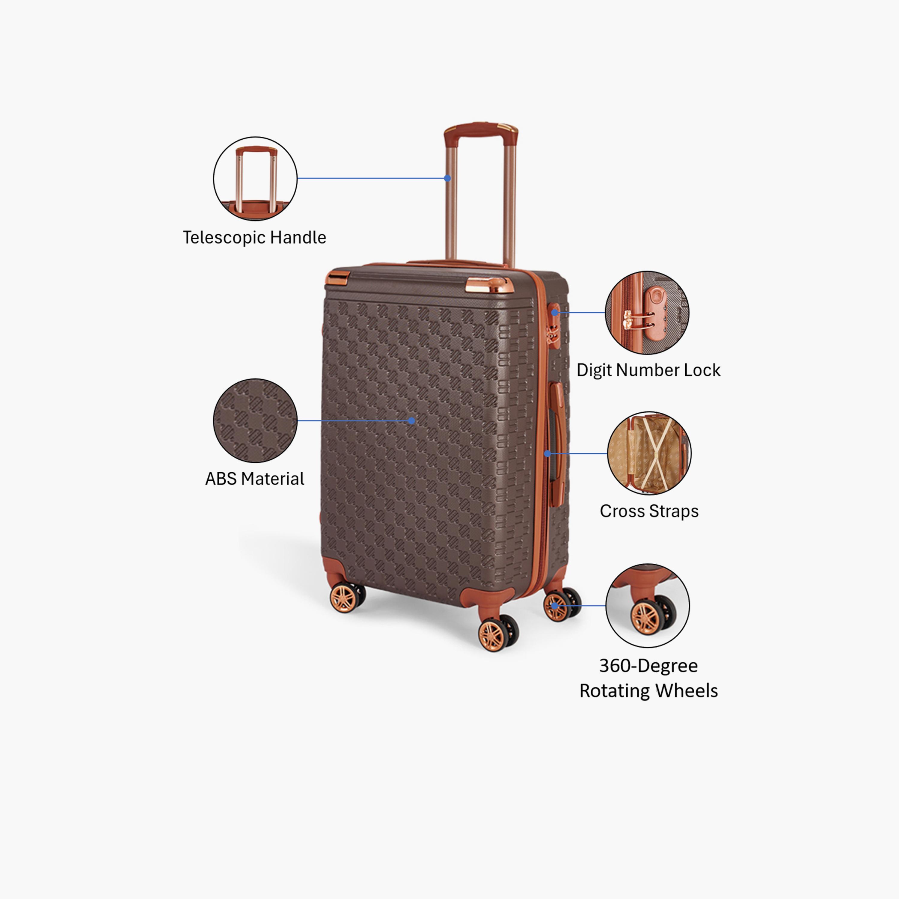 LIMRA 56 CM Small Cabin ABS Hard Sided 4-Wheeler Spinner Luggage with Combination Lock-travel-luggagesandbags-luggage-image-3