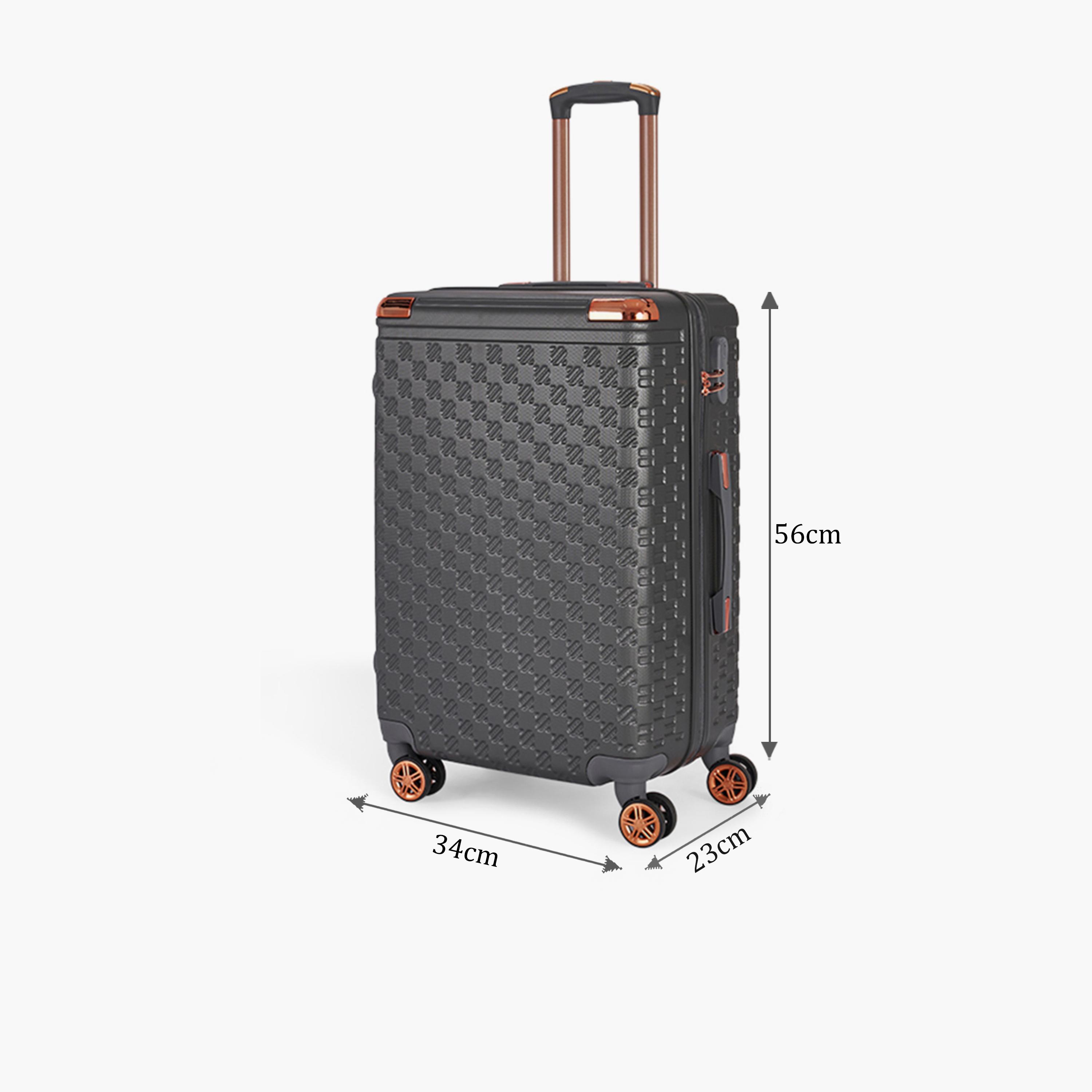 LIMRA 56 CM Small Cabin ABS Hard Sided 4-Wheeler Spinner Luggage with Combination Lock-travel-luggagesandbags-luggage-image-2