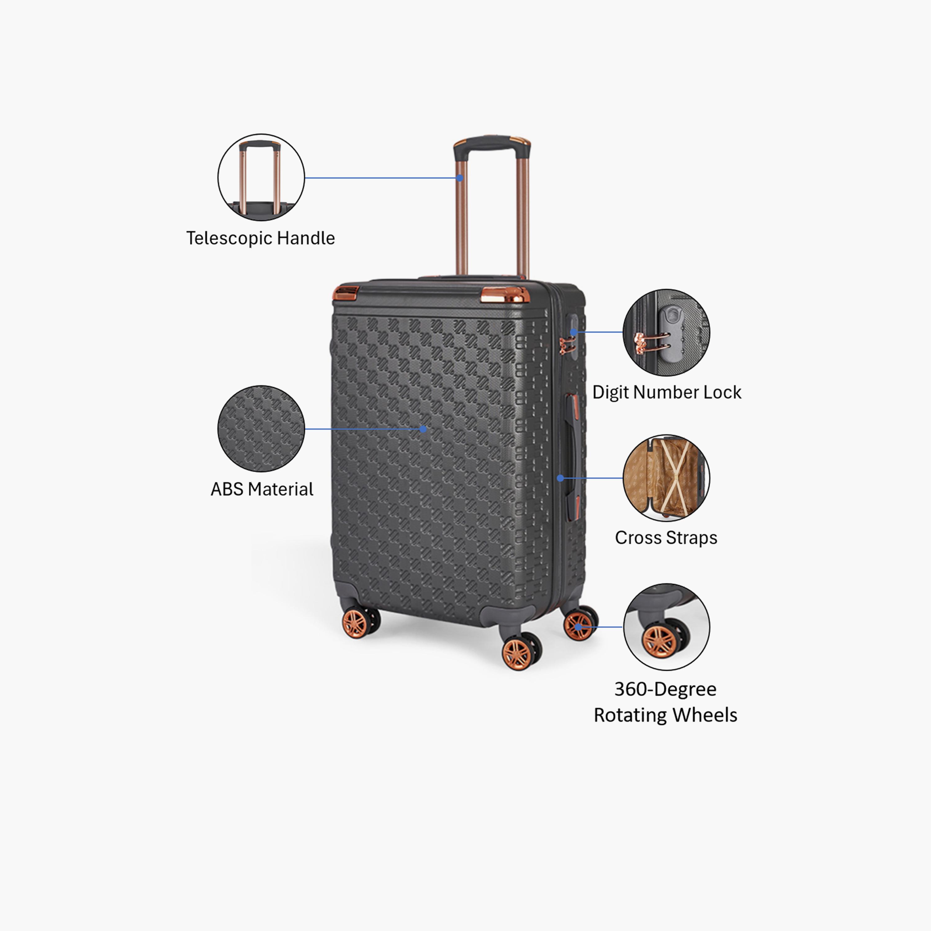 LIMRA 56 CM Small Cabin ABS Hard Sided 4-Wheeler Spinner Luggage with Combination Lock-travel-luggagesandbags-luggage-image-3