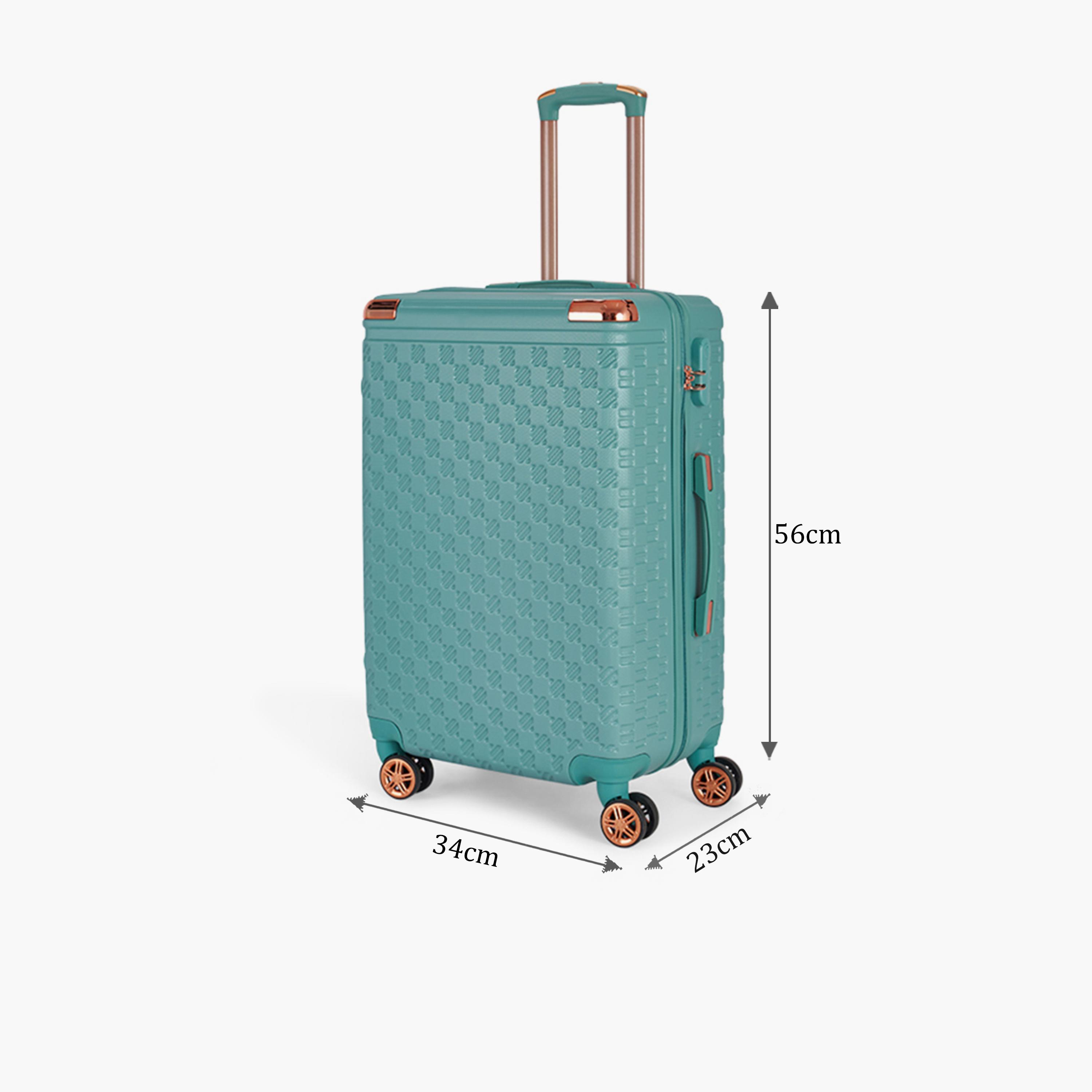 LIMRA 56 CM Small Cabin ABS Hard Sided 4-Wheeler Spinner Luggage with Combination Lock-travel-luggagesandbags-luggage-image-2