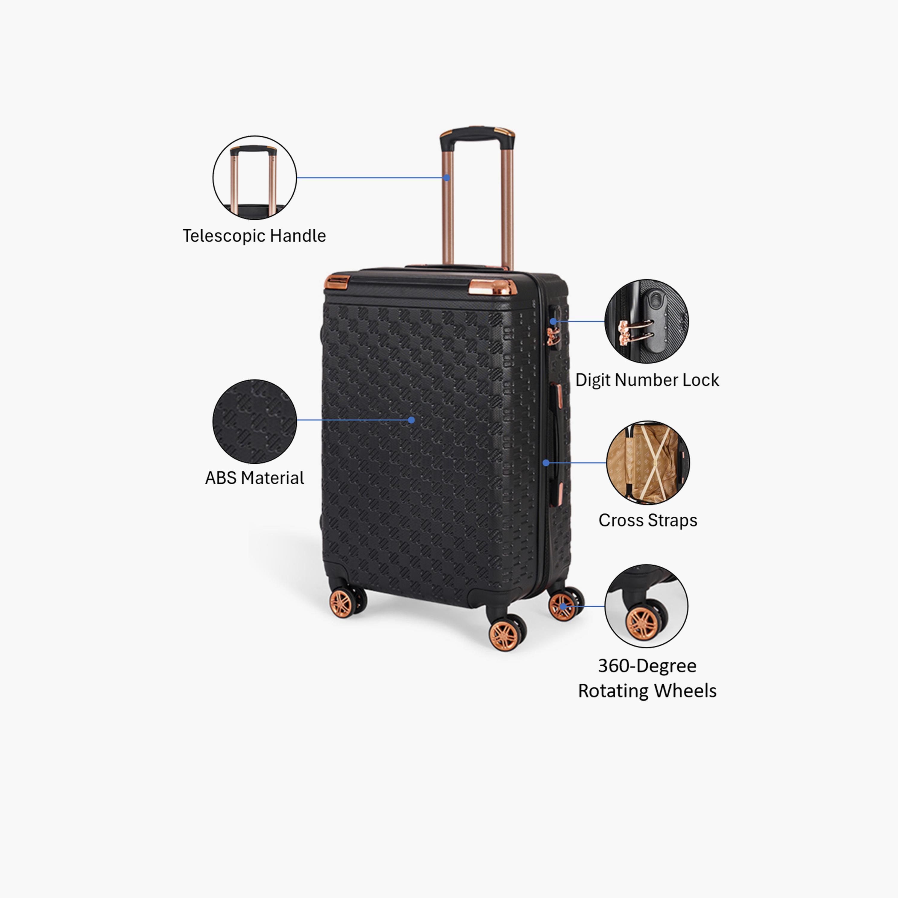 LIMRA 56 CM Small Cabin ABS Hard Sided 4-Wheeler Spinner Luggage with Combination Lock-travel-luggagesandbags-luggage-image-3