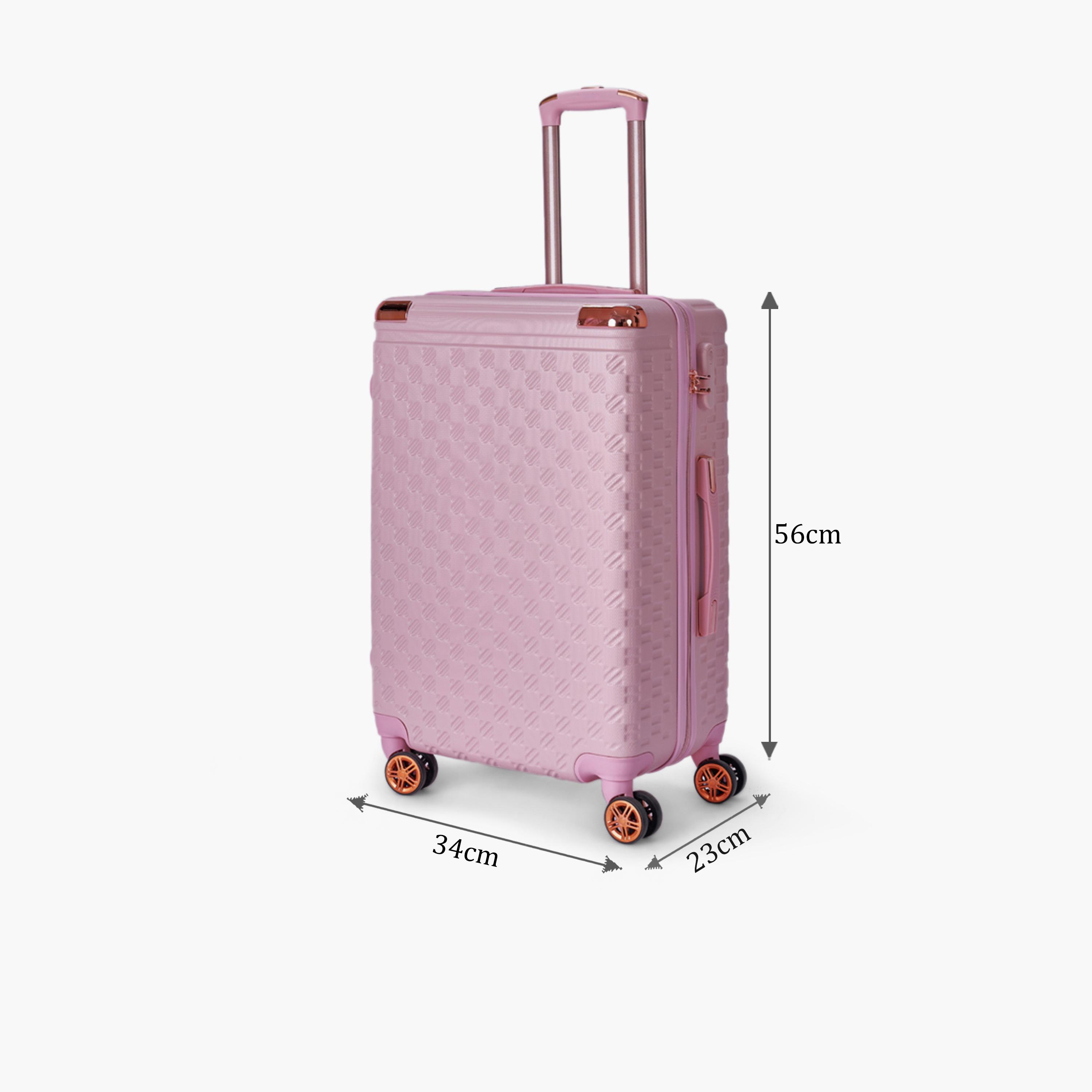 LIMRA 56 CM Small Cabin ABS Hard Sided 4-Wheeler Spinner Luggage with Combination Lock-travel-luggagesandbags-luggage-image-2