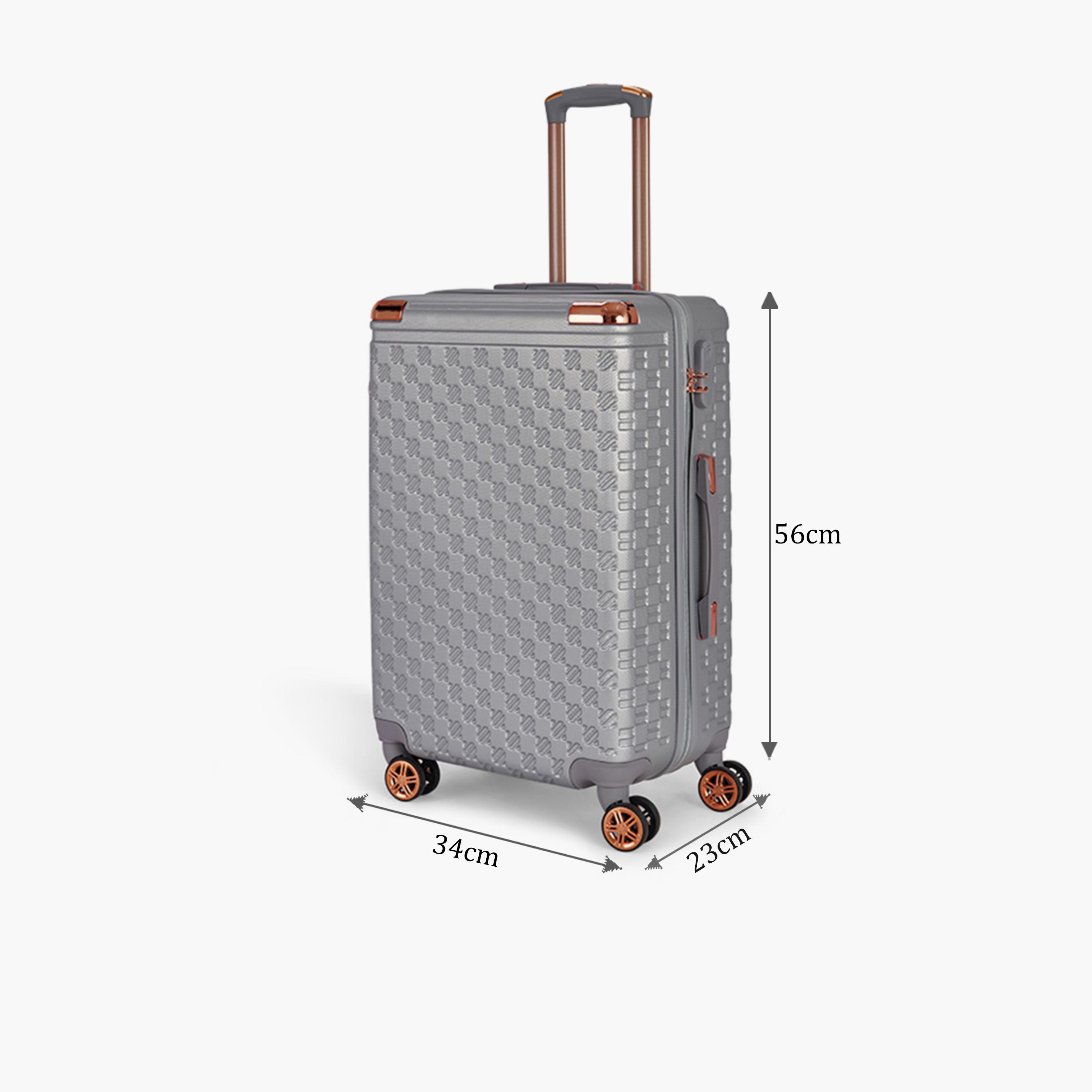 LIMRA 56 CM Small Cabin ABS Hard Sided 4-Wheeler Spinner Luggage with Combination Lock-travel-luggagesandbags-luggage-image-2