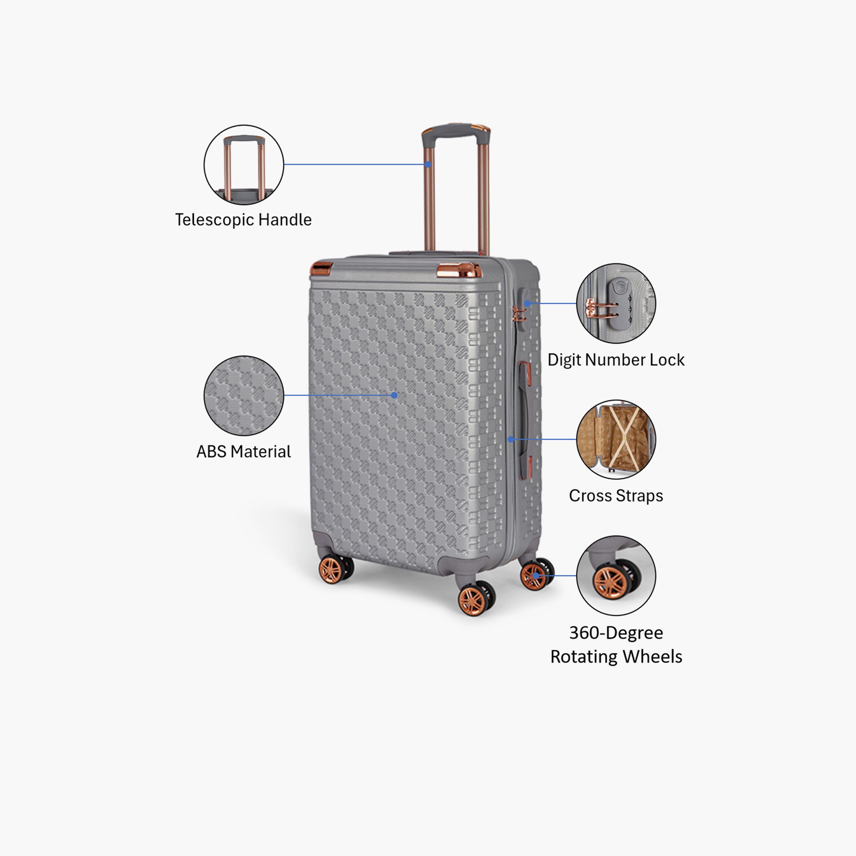 LIMRA 56 CM Small Cabin ABS Hard Sided 4-Wheeler Spinner Luggage with Combination Lock-travel-luggagesandbags-luggage-image-3