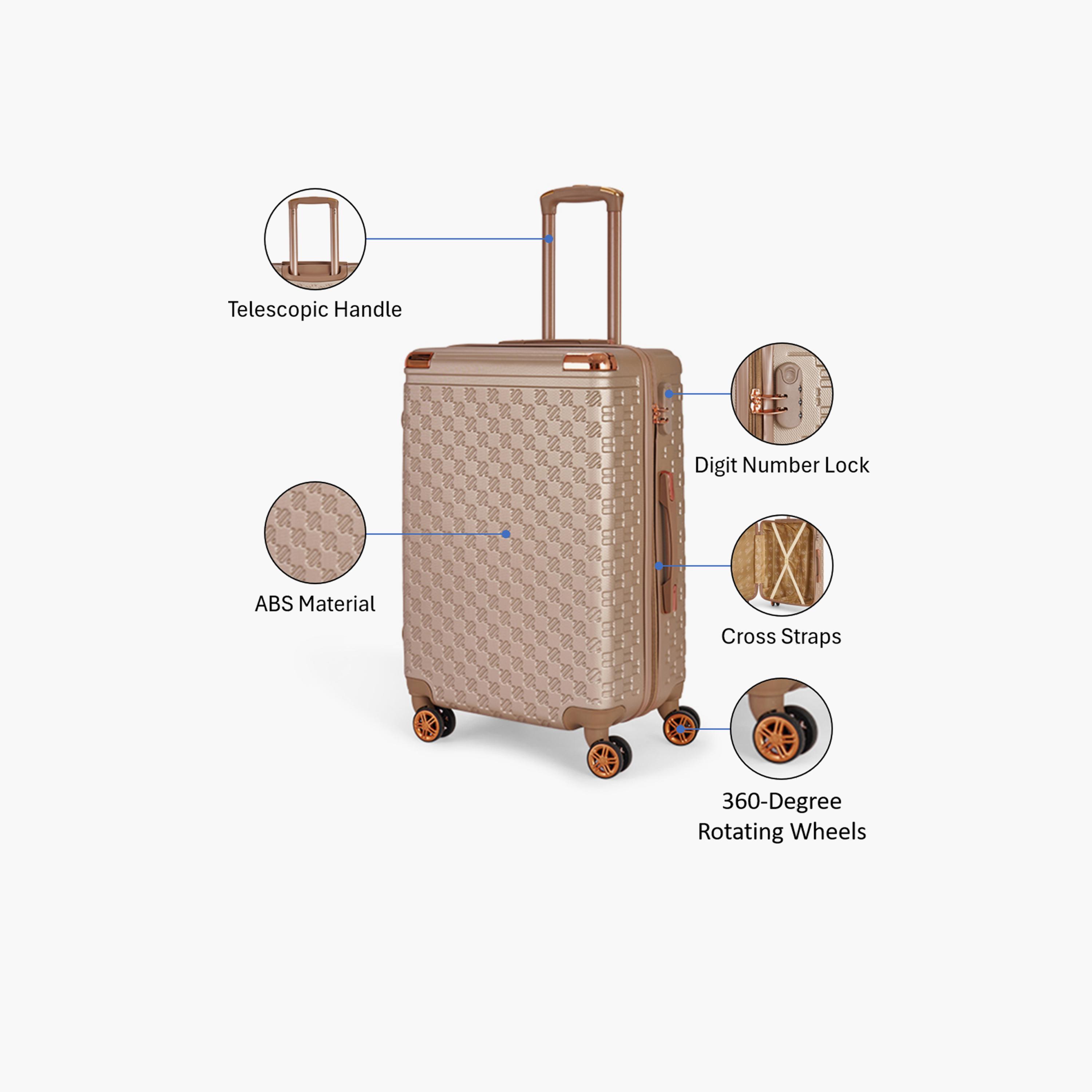 LIMRA 56 CM Small Cabin ABS Hard Sided 4-Wheeler Spinner Luggage with Combination Lock-travel-luggagesandbags-luggage-image-3