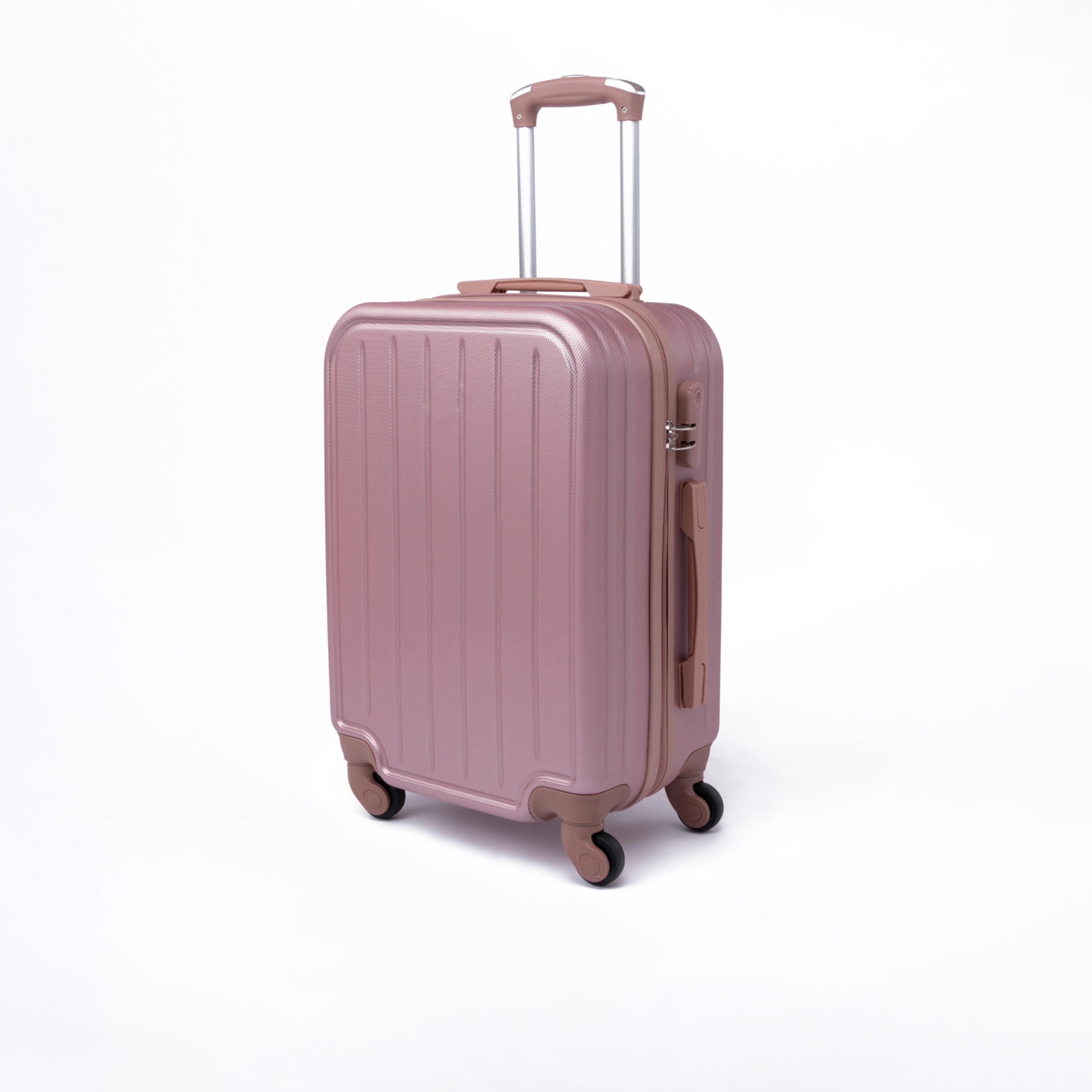 LIMRA 56 CM Small Cabin ABS Hard Sided 4-Wheeler Spinner Luggage with Combination Lock-travel-luggagesandbags-luggage-image-1